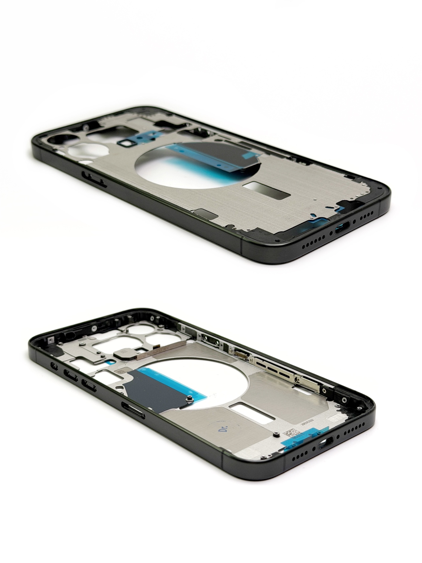Средняя часть для iPhone 15 Pro Max Черный титан Black Titanium (Аналог/Premium)