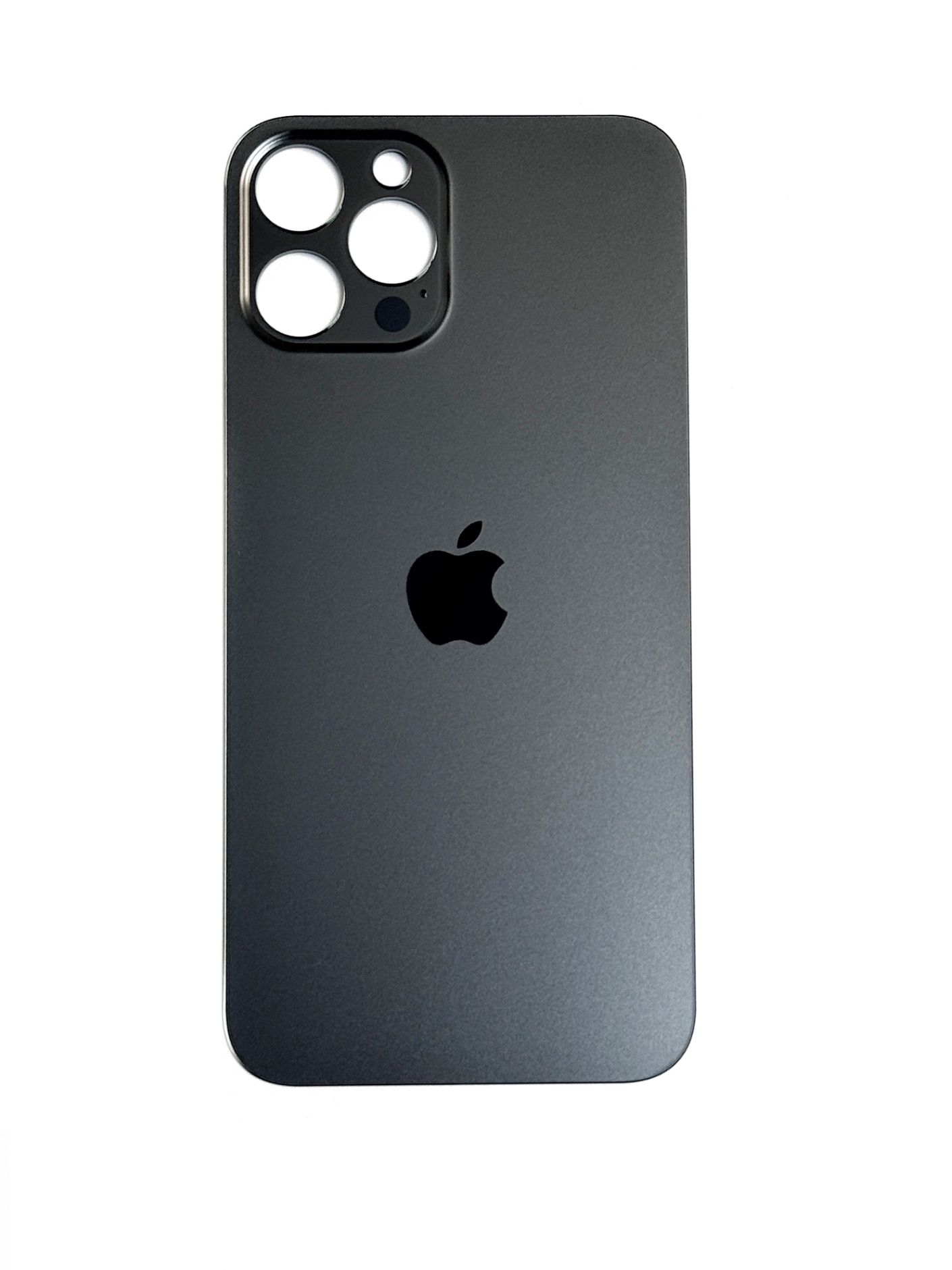 Заднее стекло для iPhone 12 Pro Max (Черный)