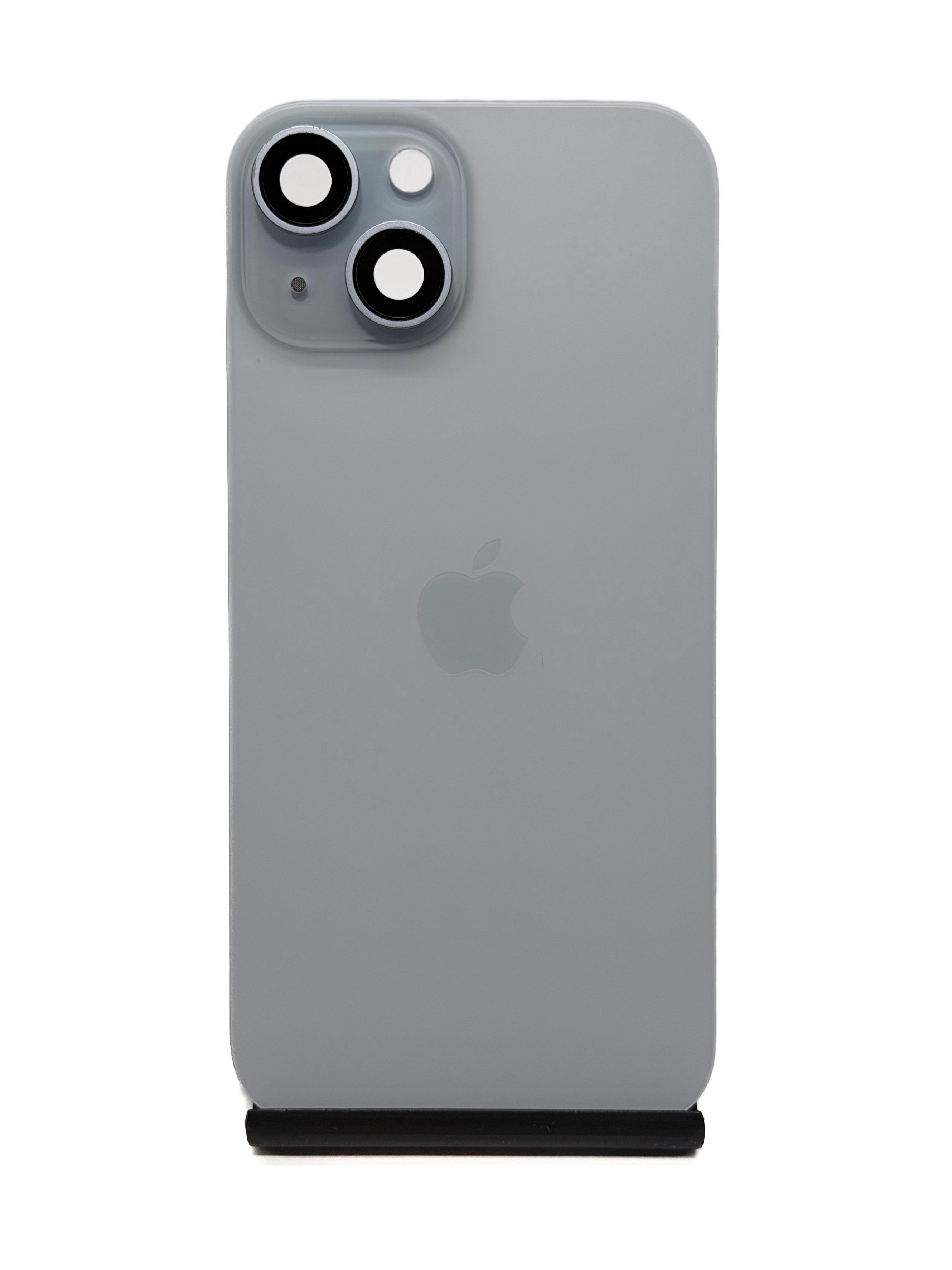 Задняя крышка для iPhone 15  Голубая 4/5 (Оригинал, без шлейфа)