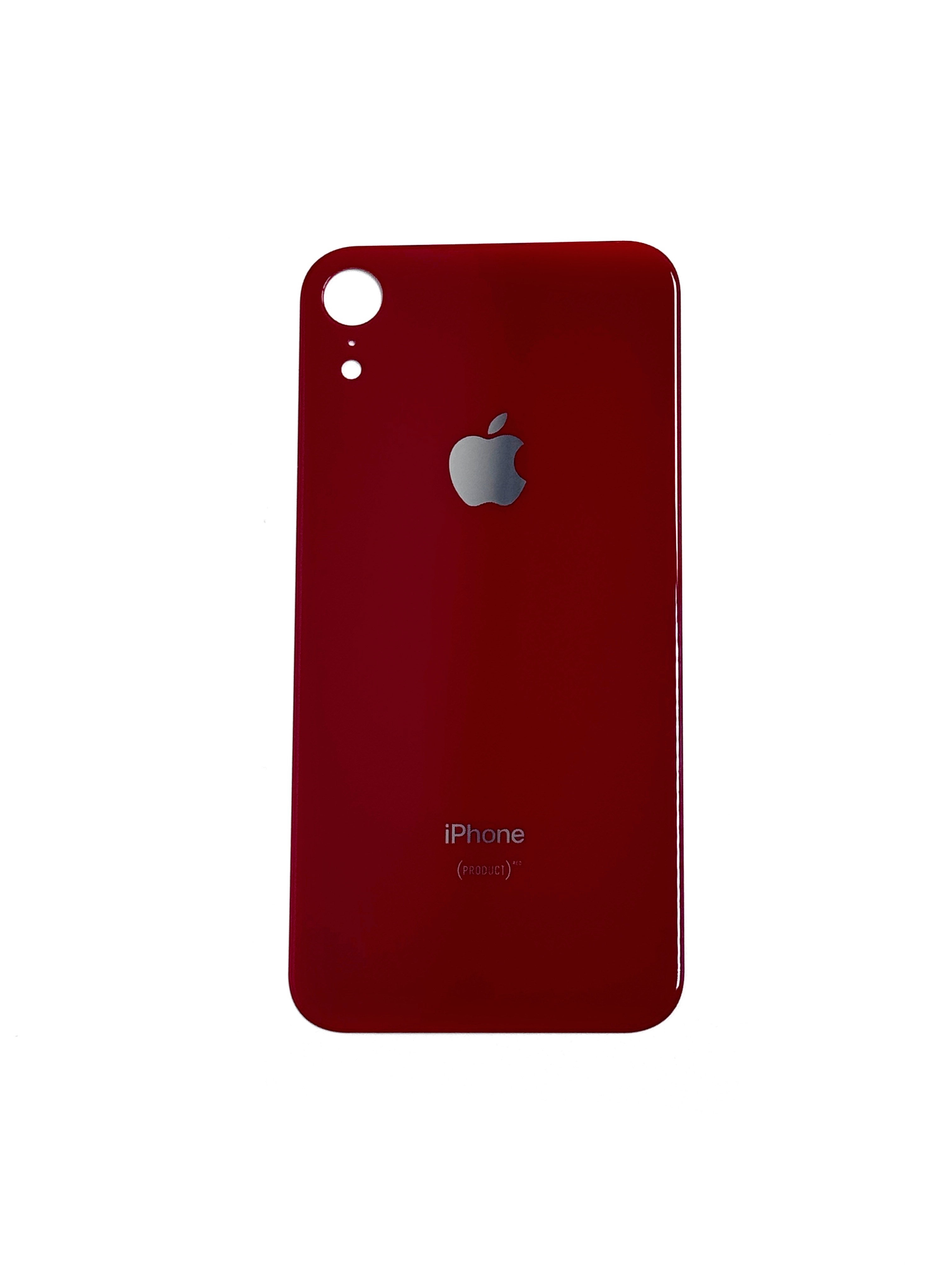 Заднее стекло для iPhone Xr (Красный)