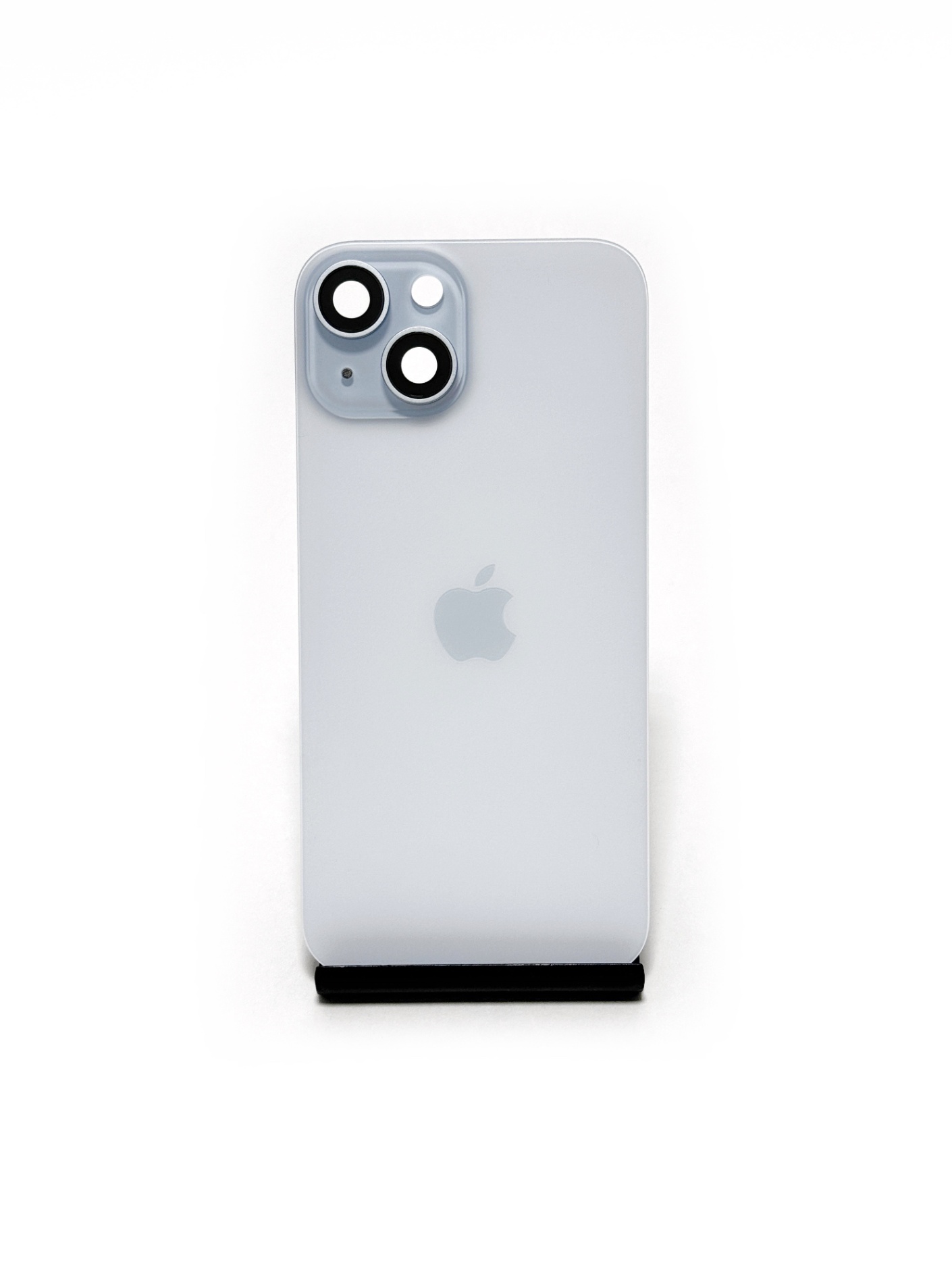 Задняя крышка для iPhone 15 Голубая (Аналог/Premium)