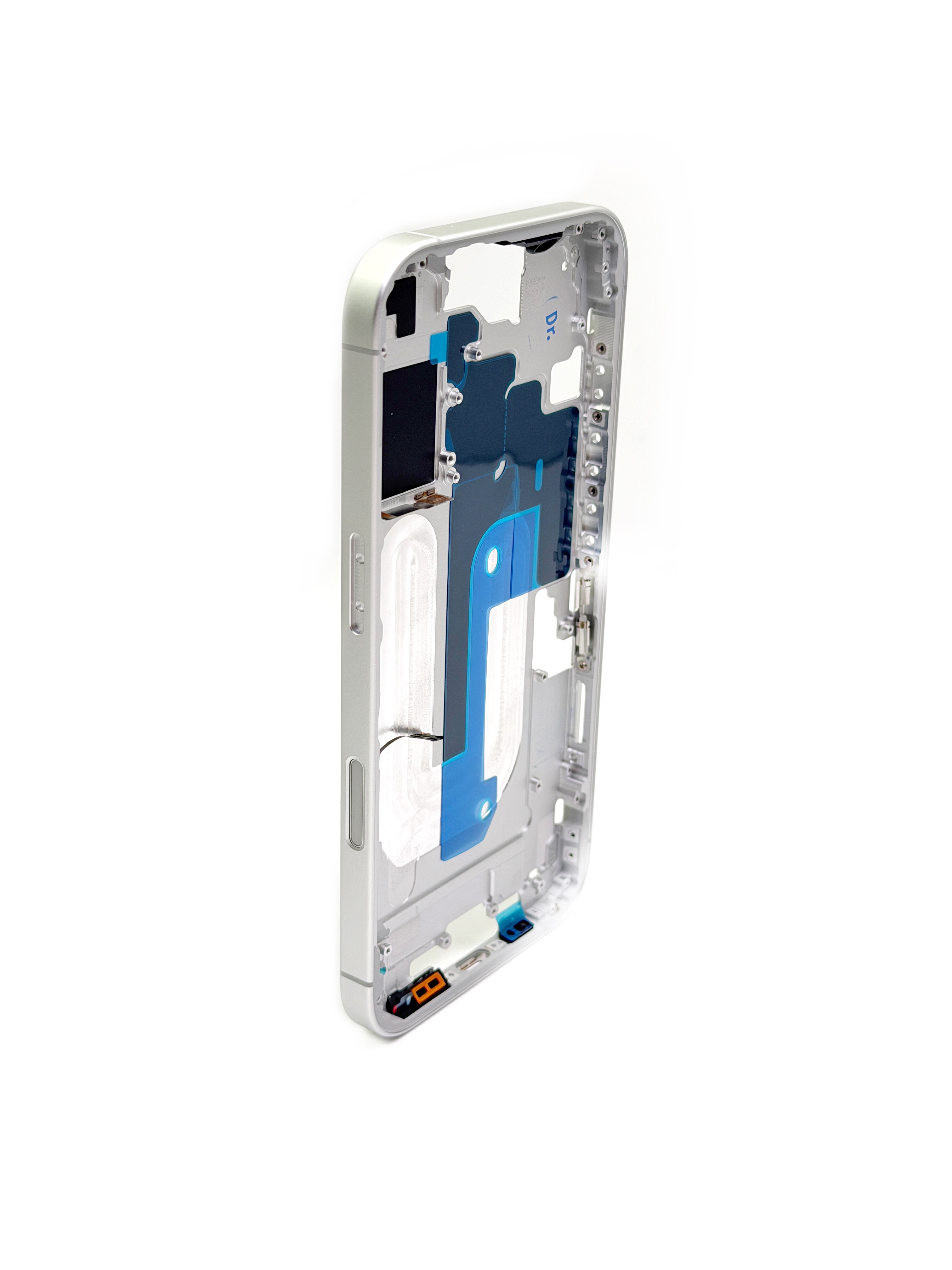 Средняя часть для iPhone 16 Белая White (Аналог/Premium)