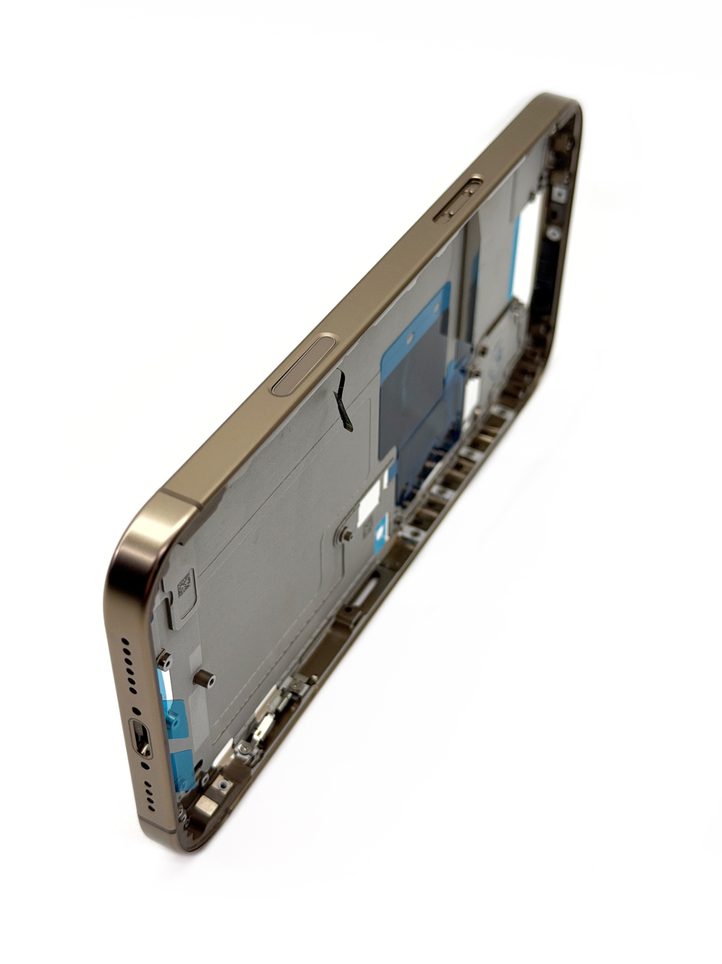 Средняя часть для iPhone 16 Pro Max Desert titanium + Camera control (Аналог/Premium)