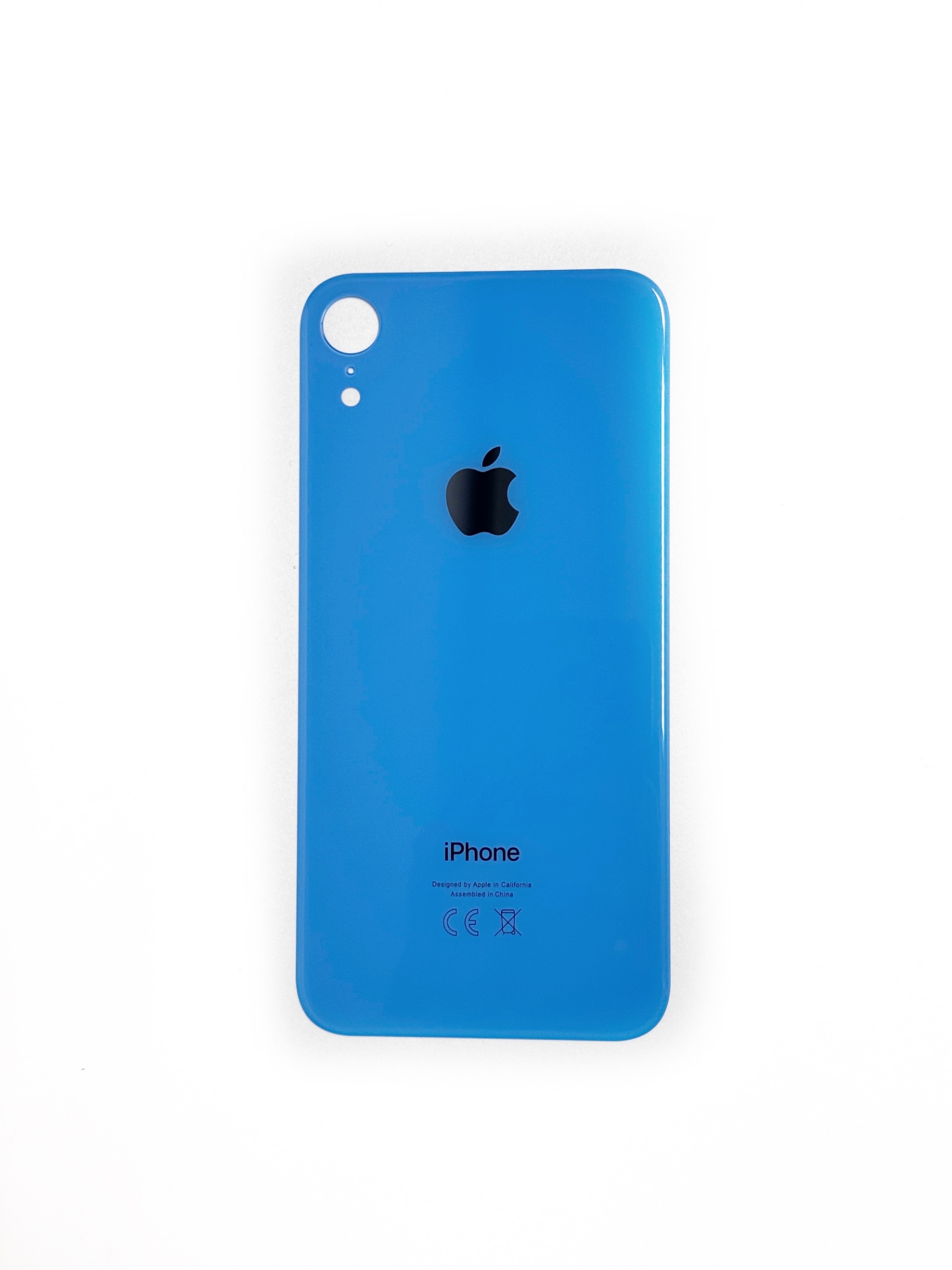 Заднее стекло для iPhone Xr (Синий)