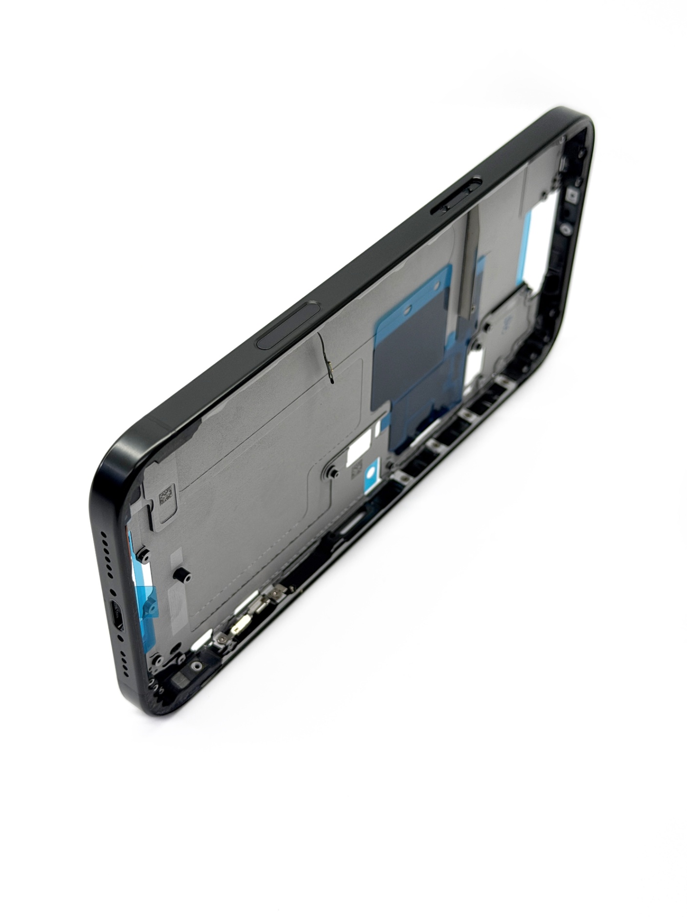 Средняя часть для iPhone 16 Pro Max Black titanium Черный титан + Camera control (Аналог/Premium)