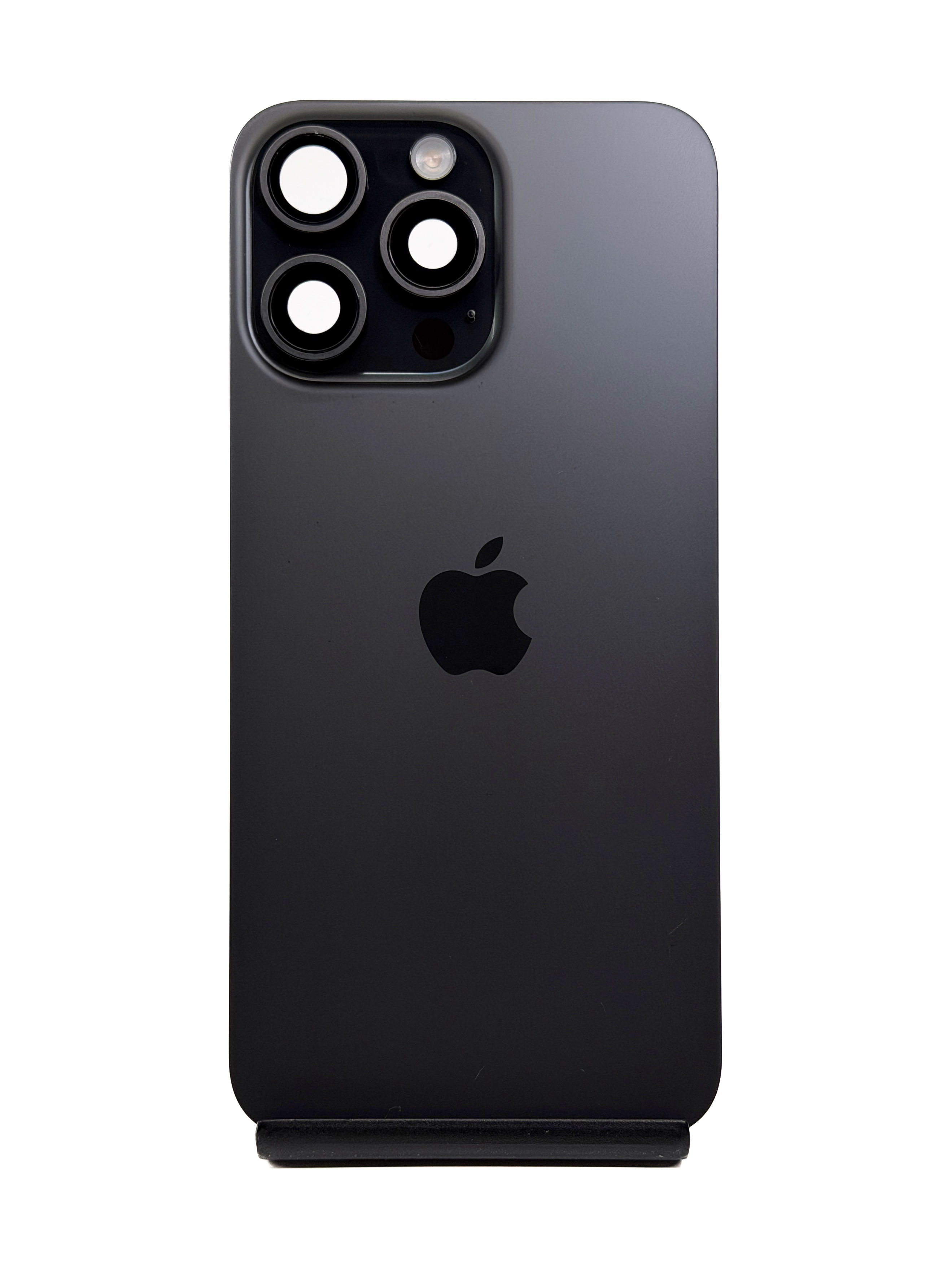 Задняя крышка для iPhone 15 Pro Max Черный титан Black Titanium 5-/5 (Оригинал, в сборе)