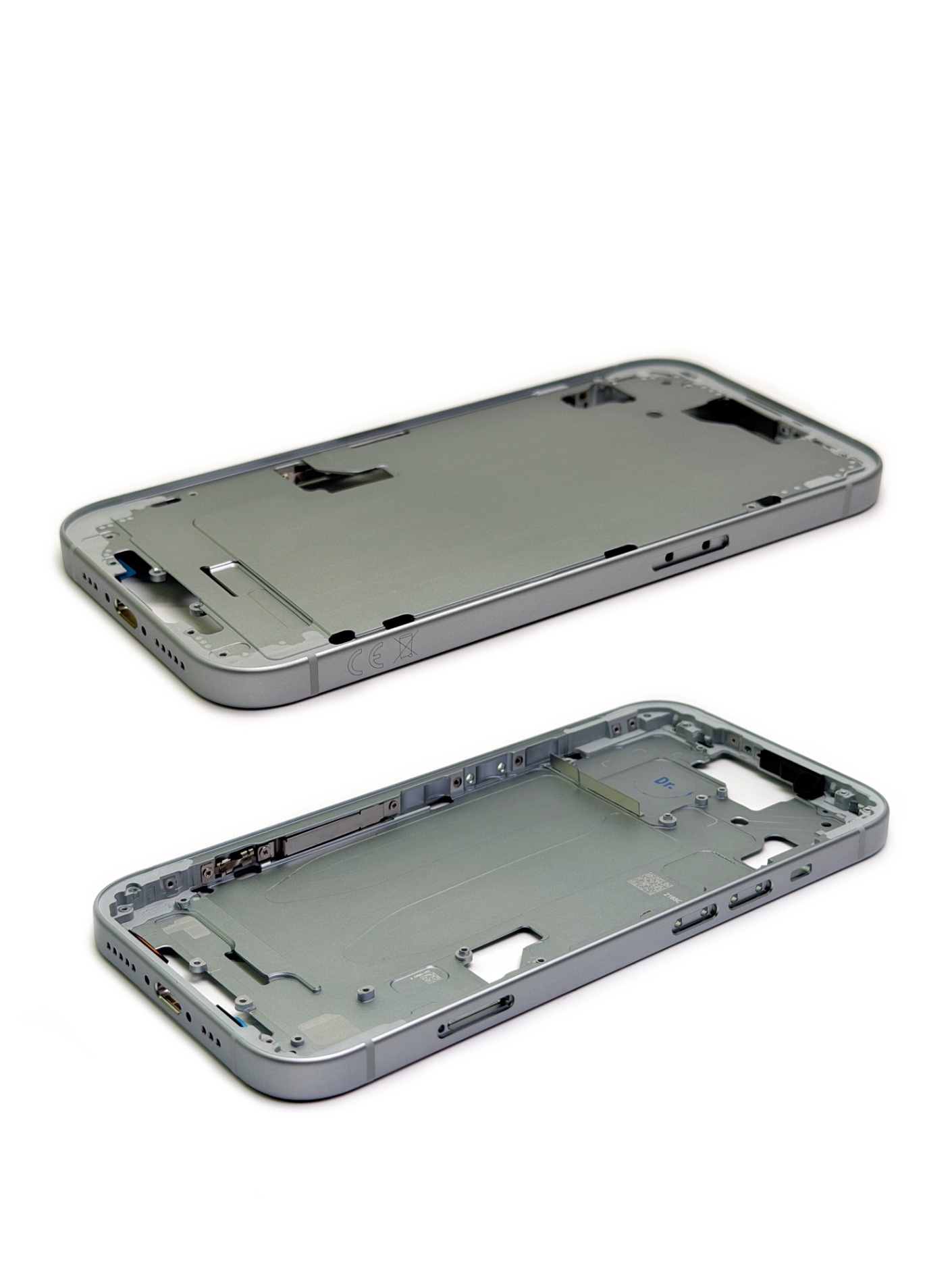 Средняя часть для iPhone 15 Синяя (Аналог/Premium)