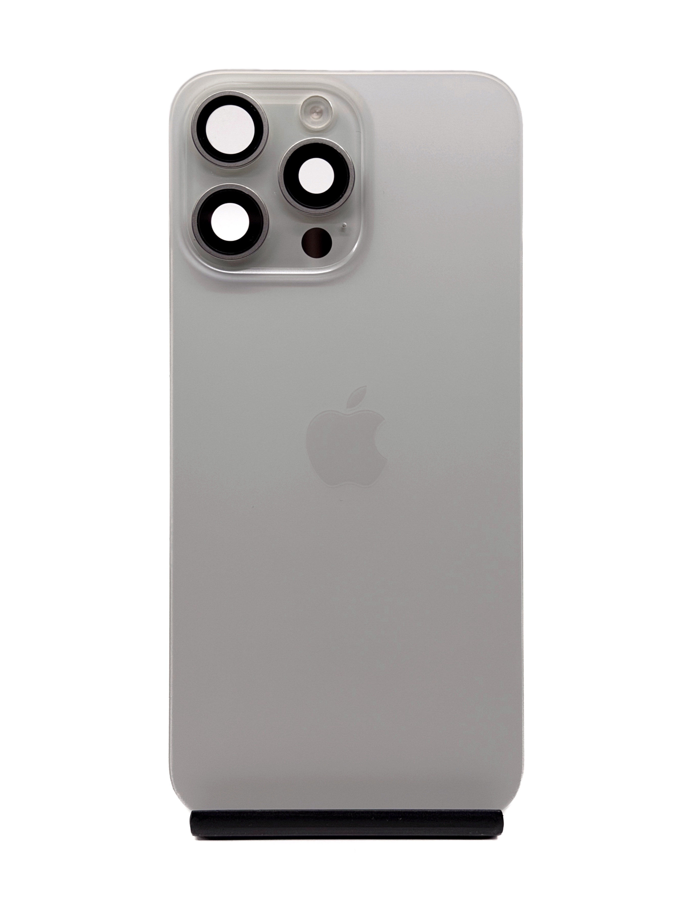 Задняя крышка для iPhone 15 Pro Max Белый титан White Titanium 5-/5 (Оригинал, в сборе)