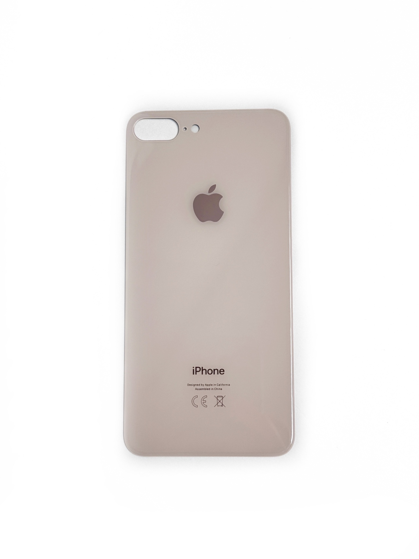 Заднее стекло для iPhone 8 Plus +  (Золотой)