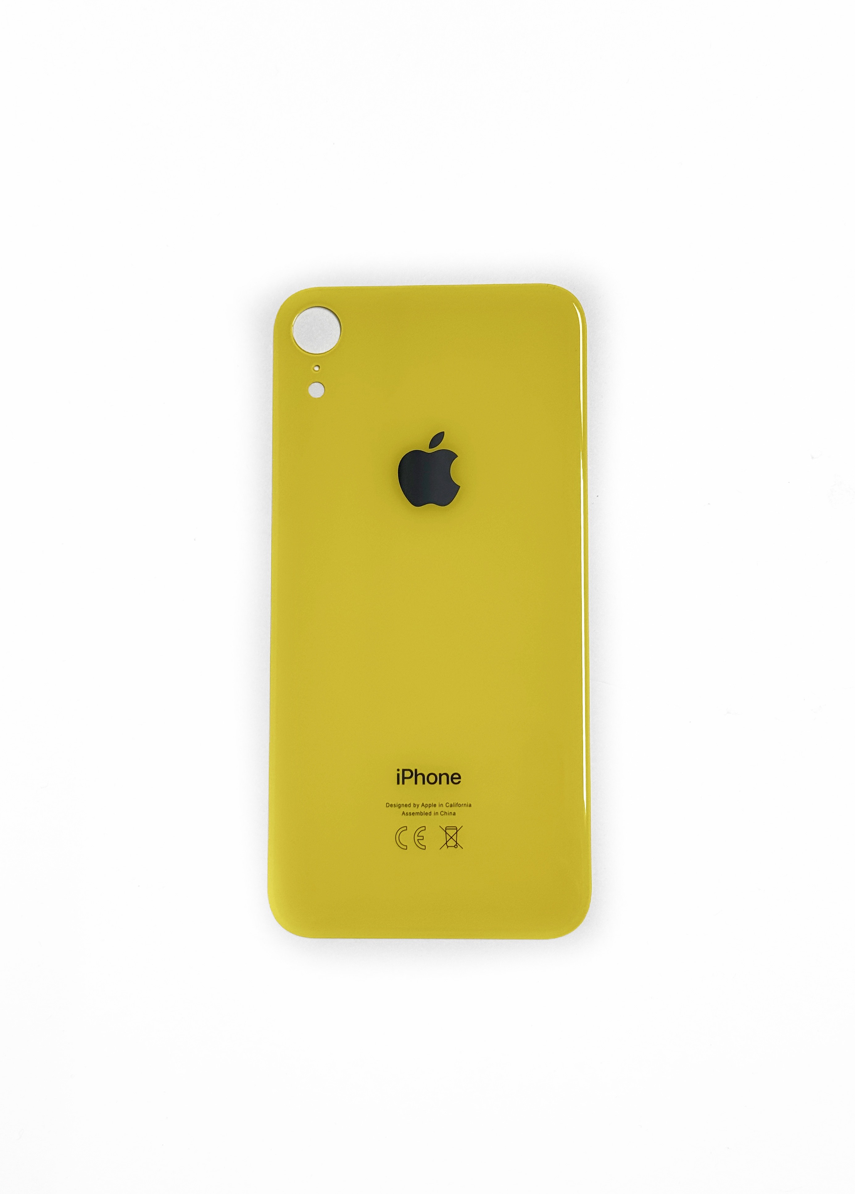 Заднее стекло для iPhone Xr (Желтый)
