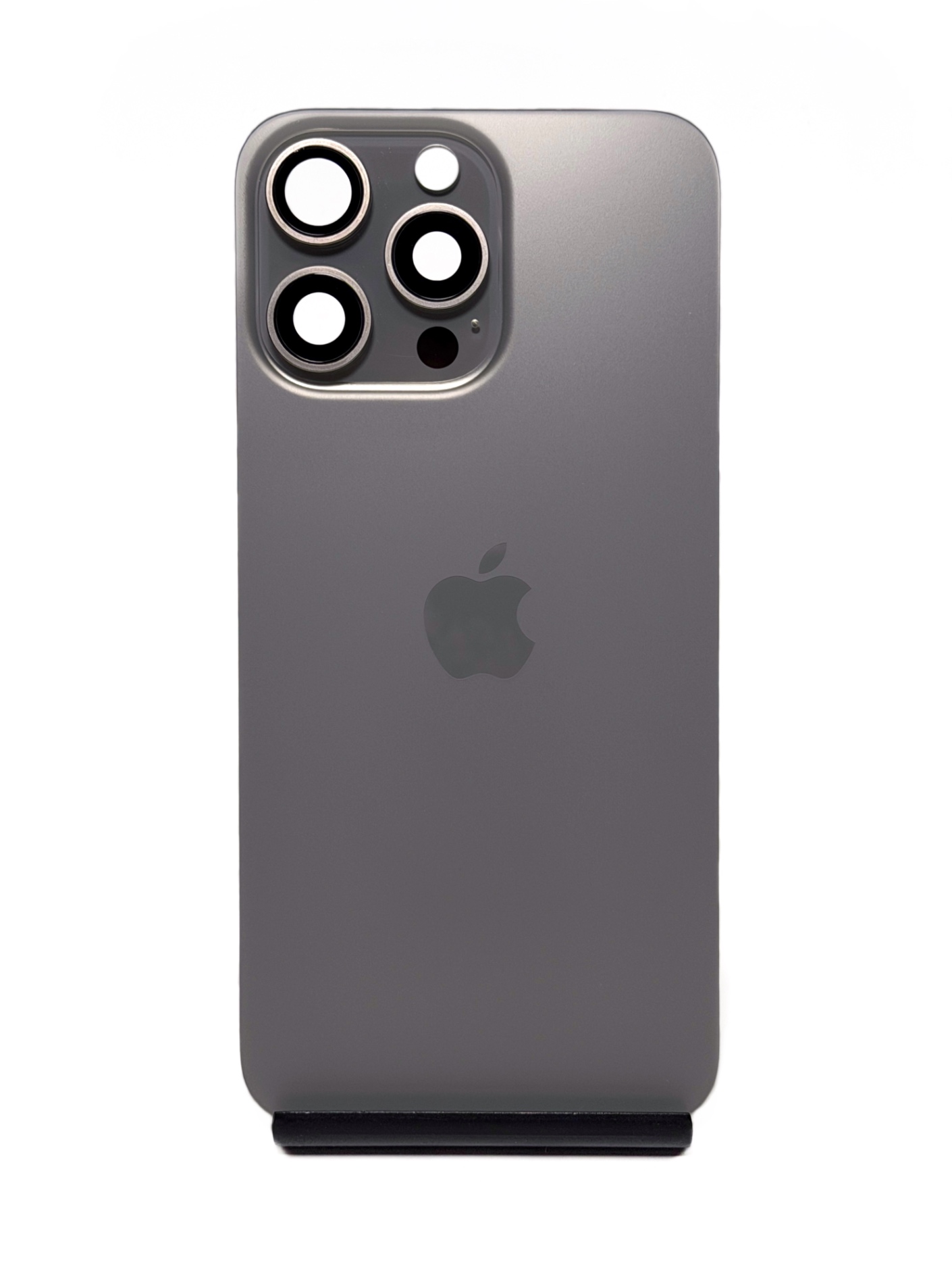 Задняя крышка для iPhone 15 Pro Max Натуральный титан Natural Titanium 5-/5 (Оригинал, без шлейфа)