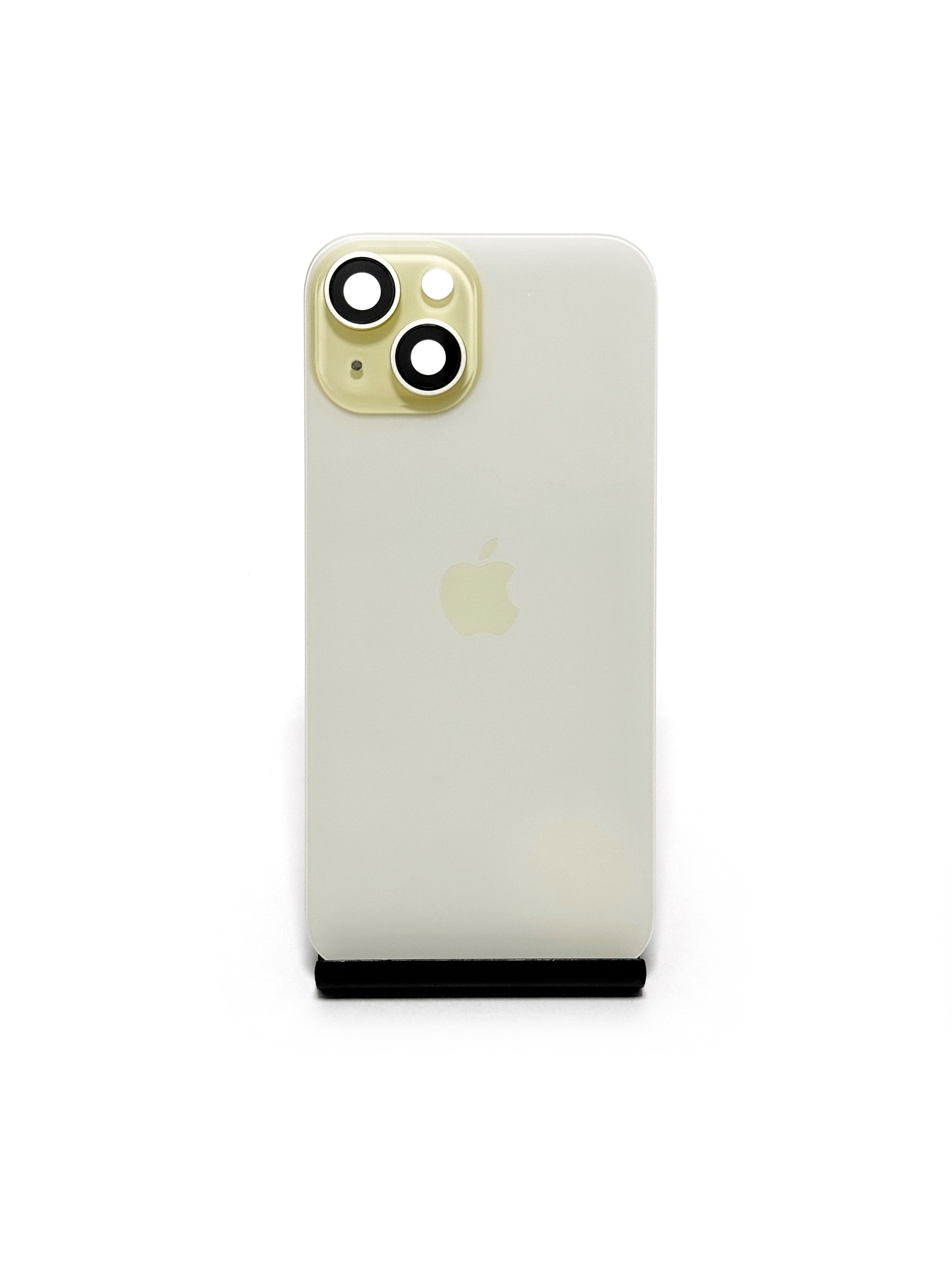 Задняя крышка для iPhone 15 Желтая (Аналог/Premium)