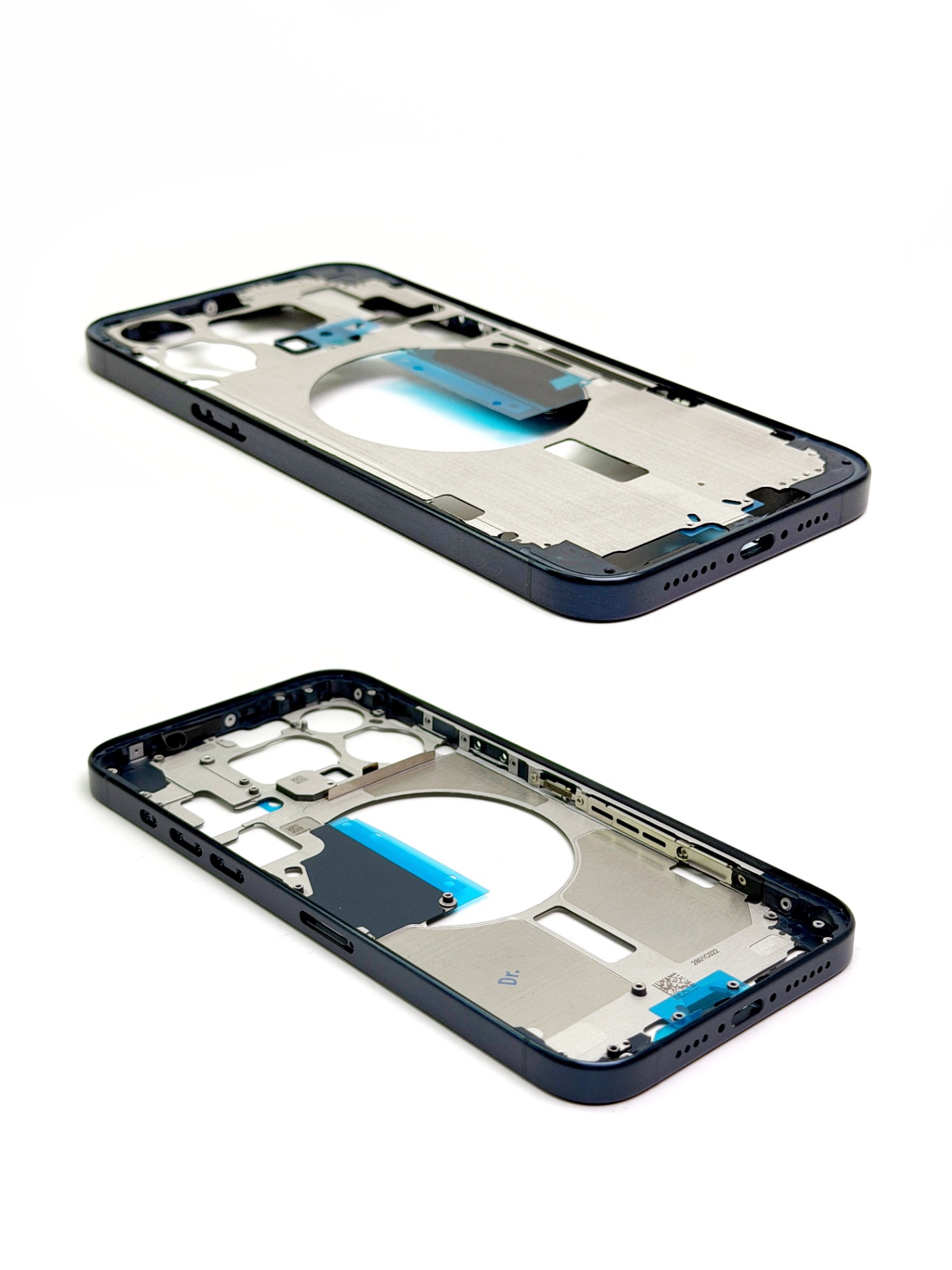 Средняя часть для iPhone 15 Pro Max Синий титан Blue Titanium (Аналог/Premium)