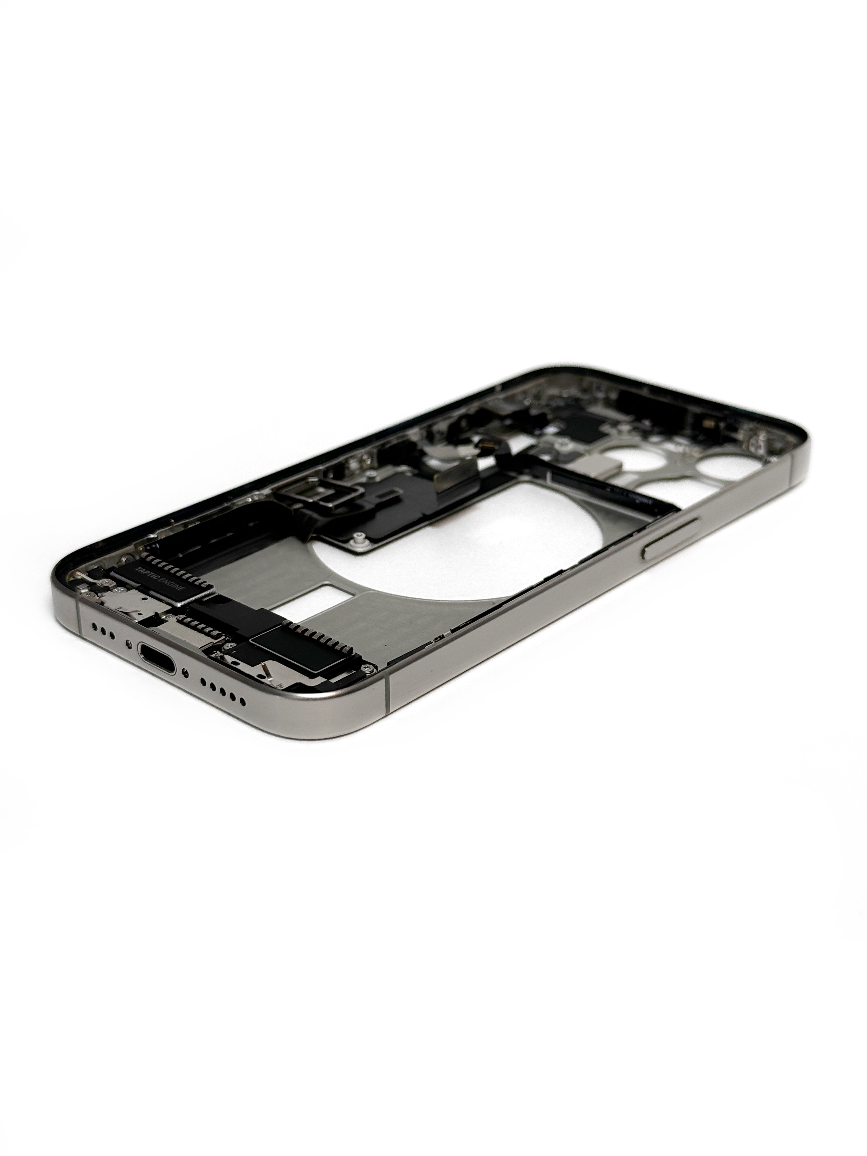 Средняя часть для iPhone 15 Pro Натуральный титан 5/5 (Снятая/Оригинал)