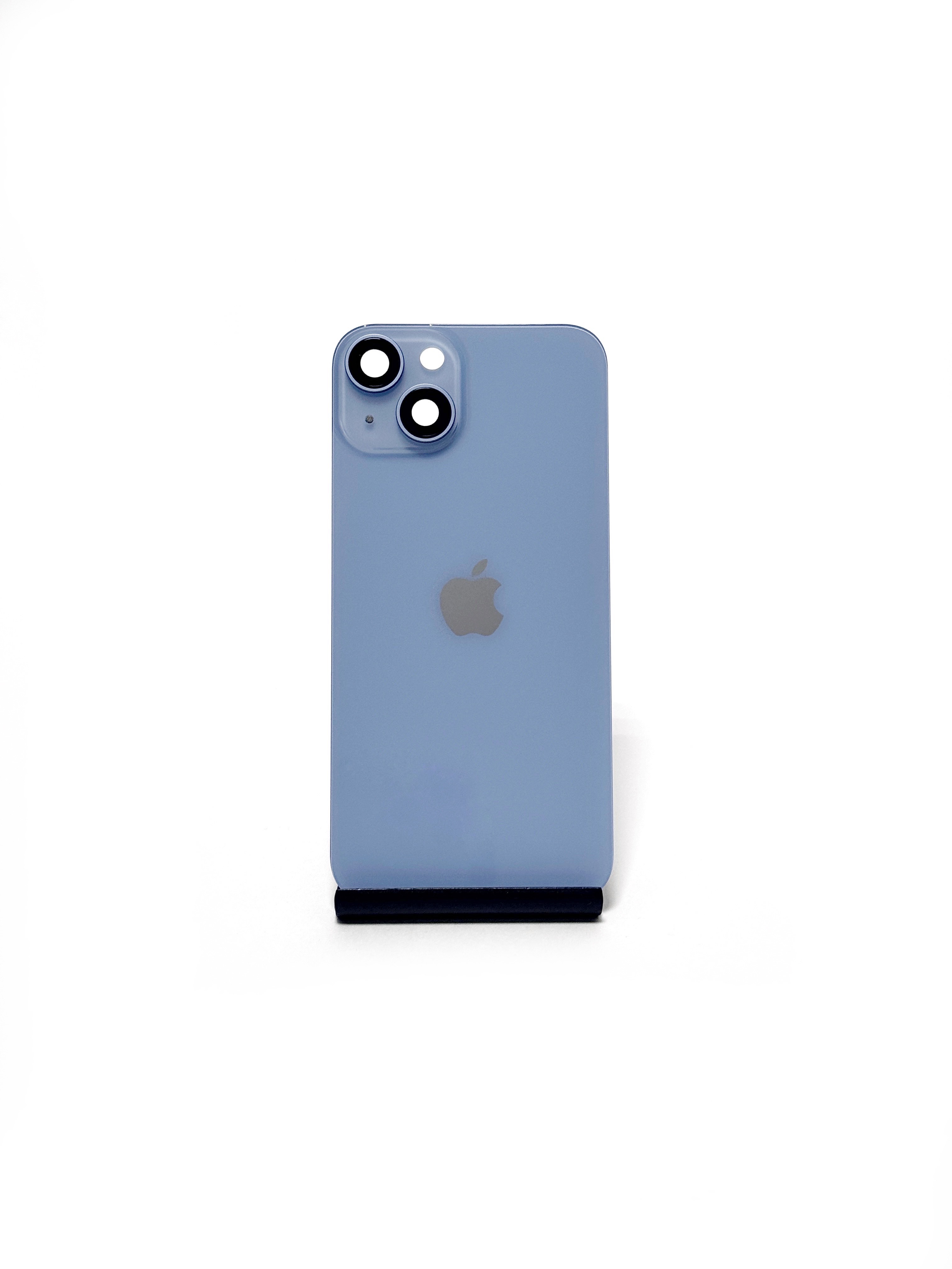 Задняя крышка для iPhone 14 Голубая (Аналог/Premium)