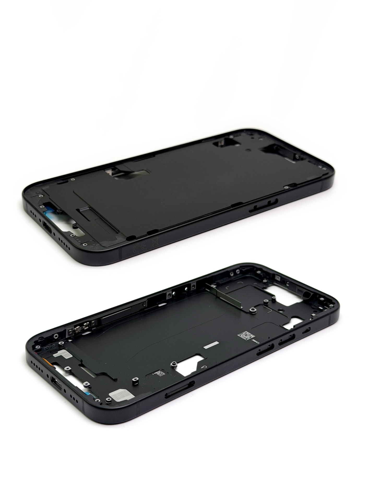 Средняя часть для iPhone 15 Черная (Аналог/Premium)