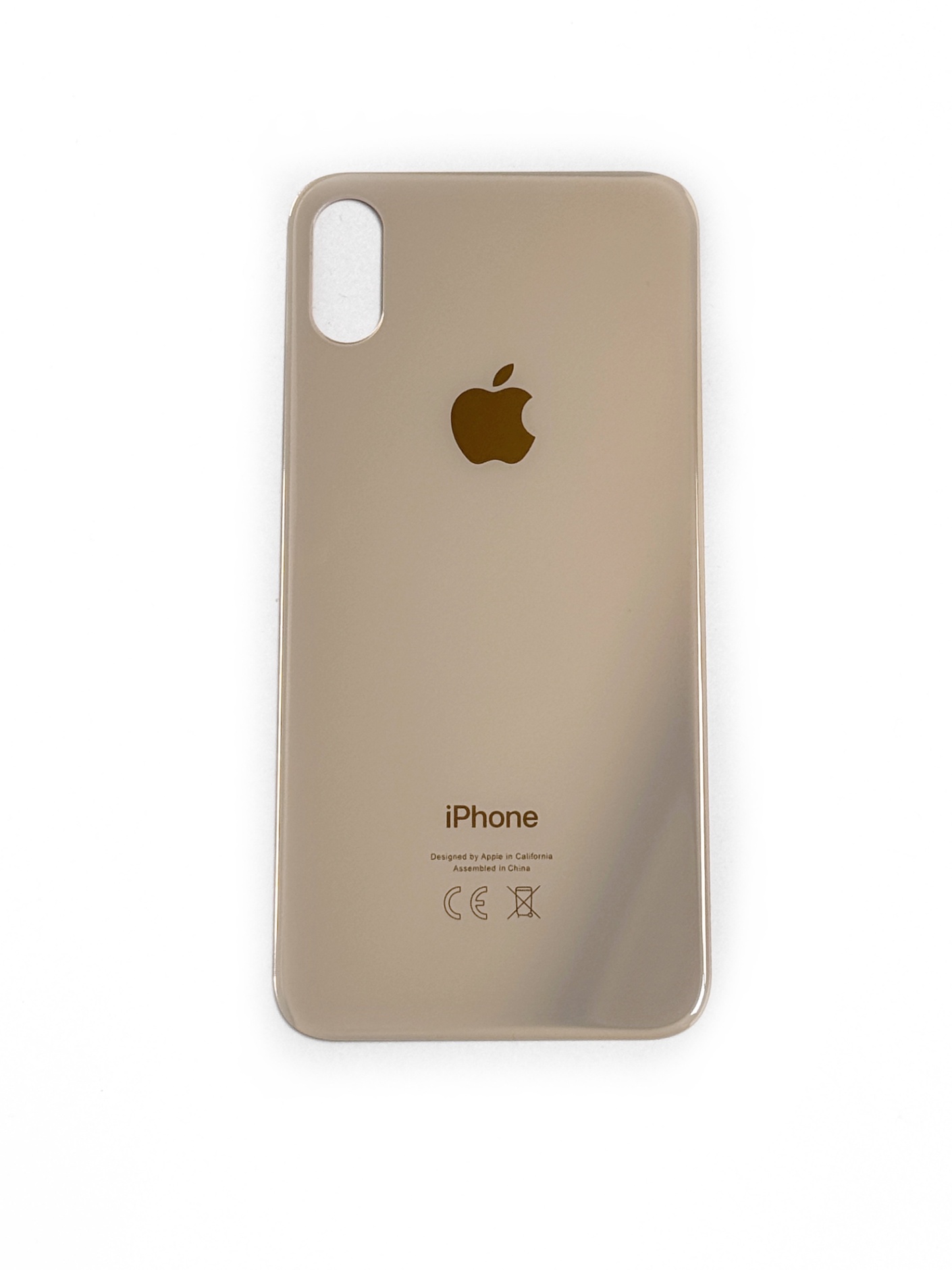 Заднее стекло для iPhone Xs (Золотой)