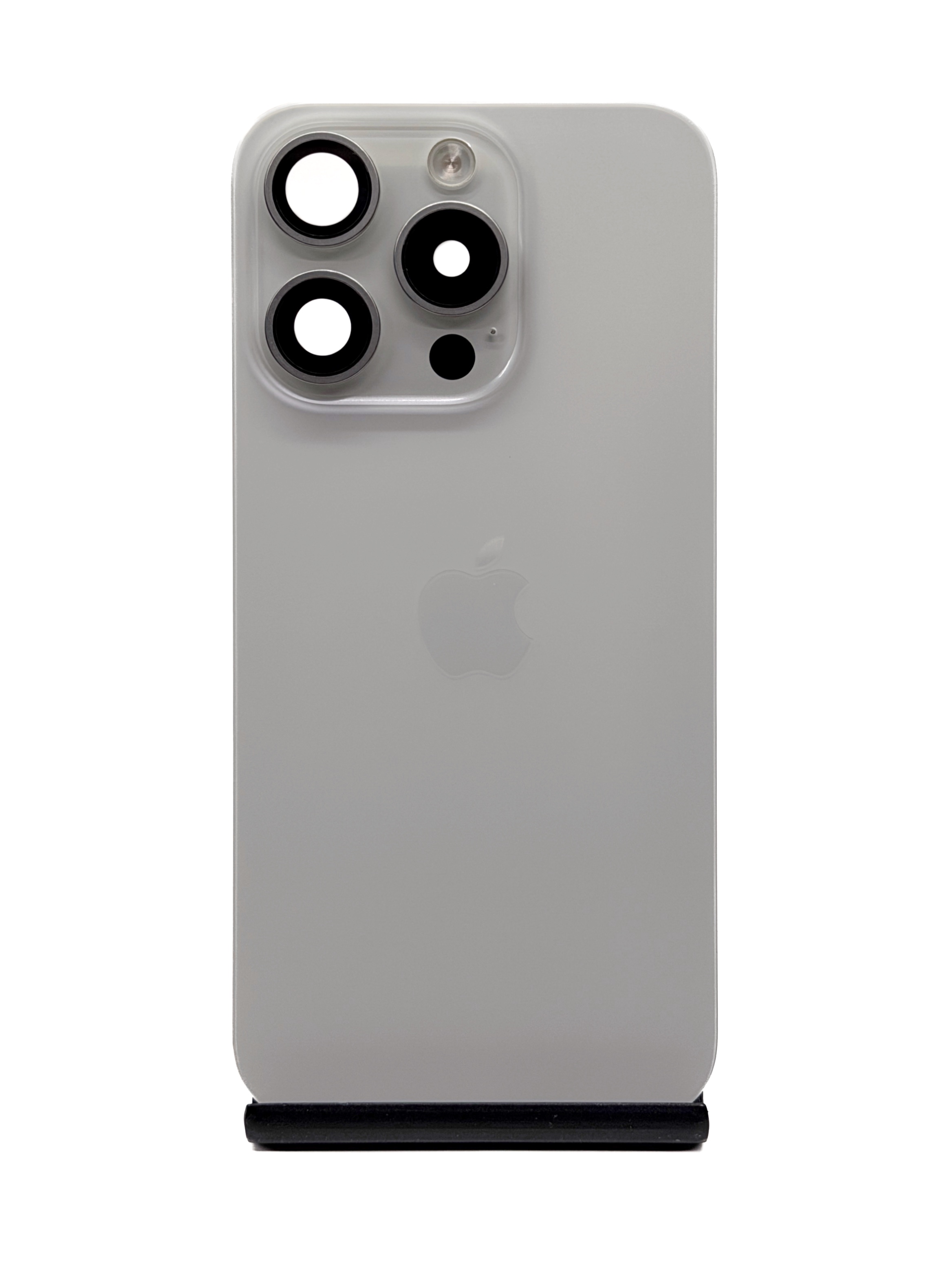 Задняя крышка для iPhone 15 Pro Белый титан White Titanium 5-/5 (Оригинал, в сборе)