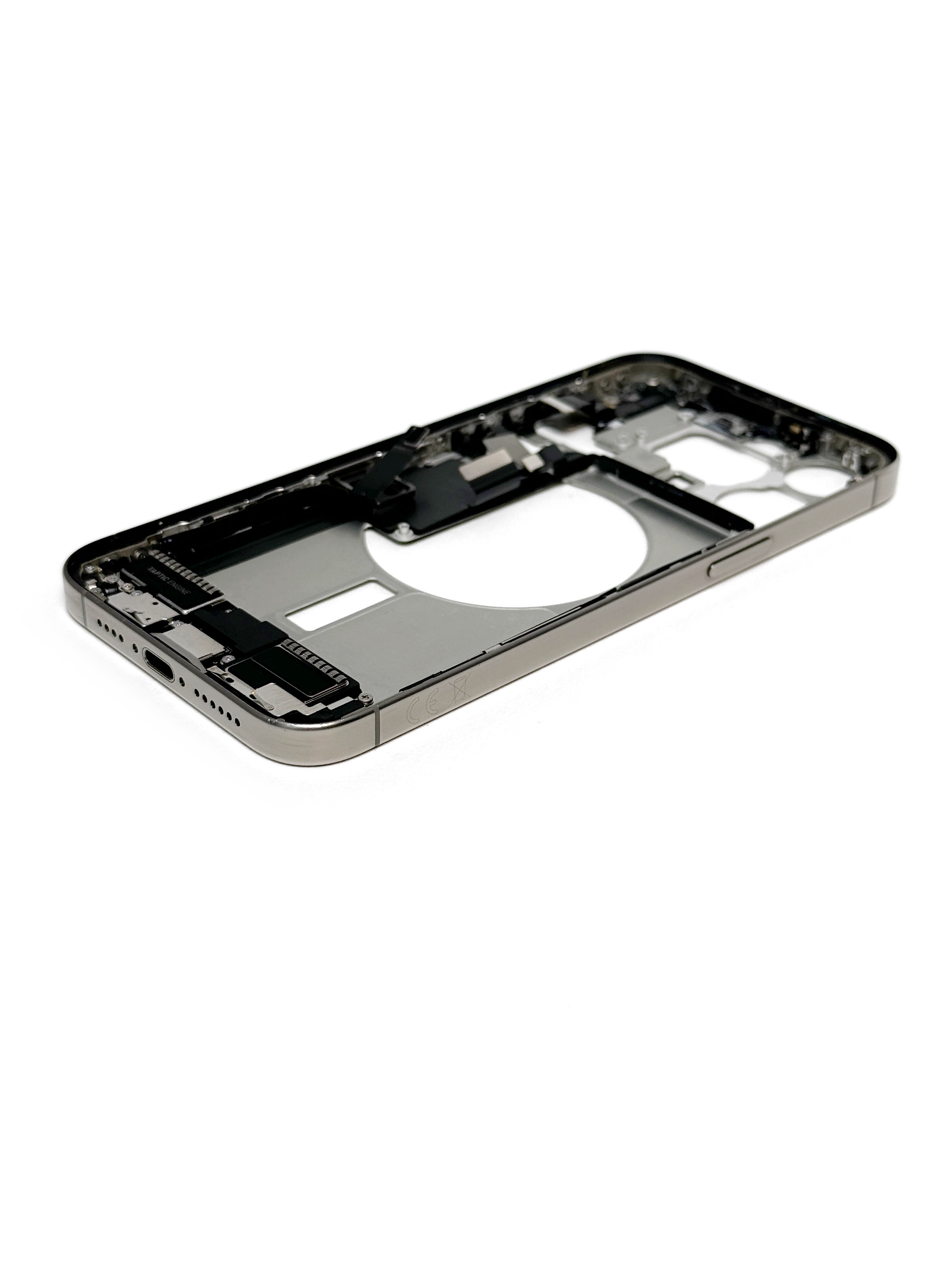 Средняя часть для iPhone 15 Pro  Натуральный титан 5-/5 (Снятая/Оригинал)
