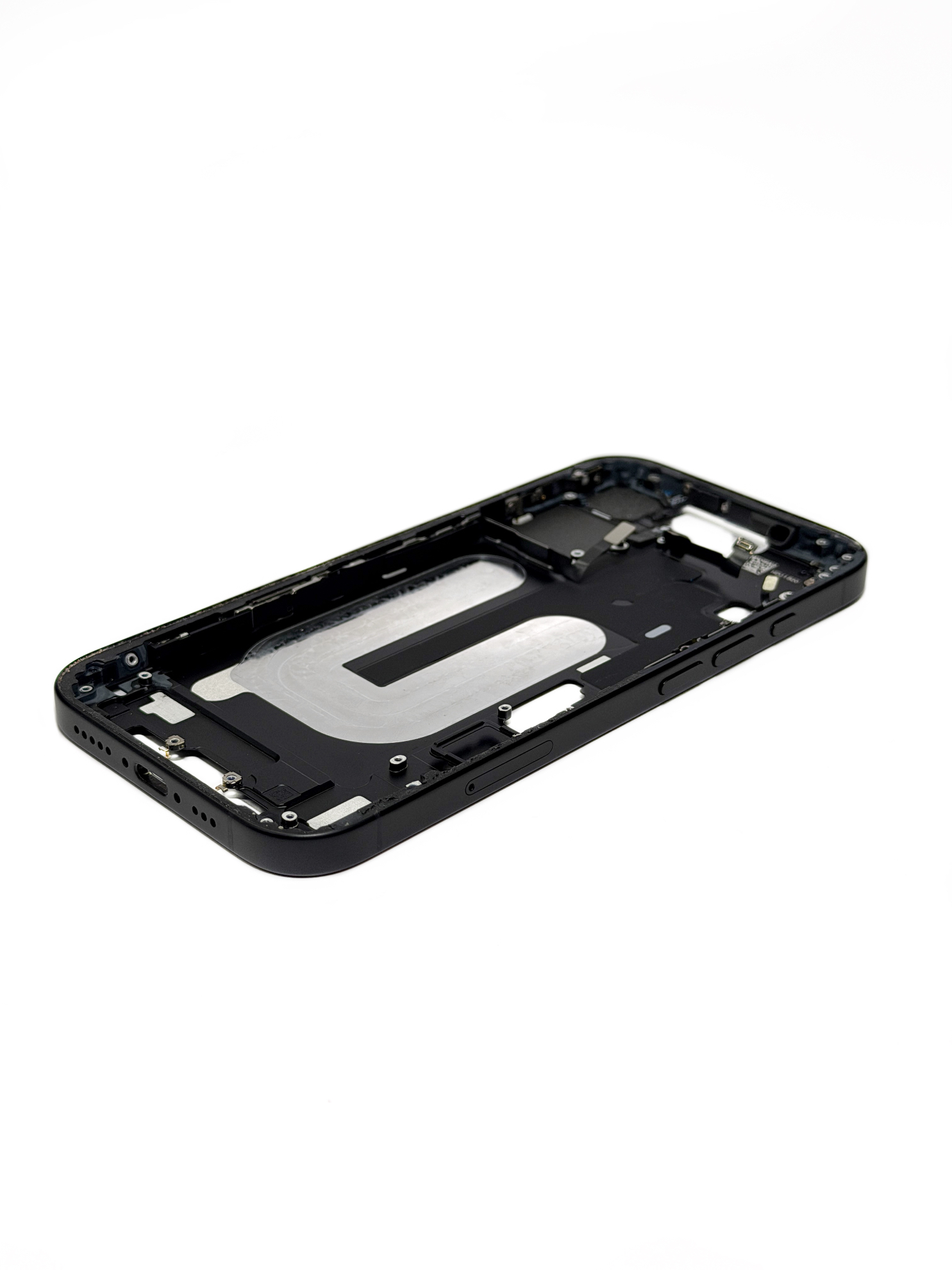Средняя часть для iPhone 16 Черная Black 4/5 (Снятая/Оригинал)