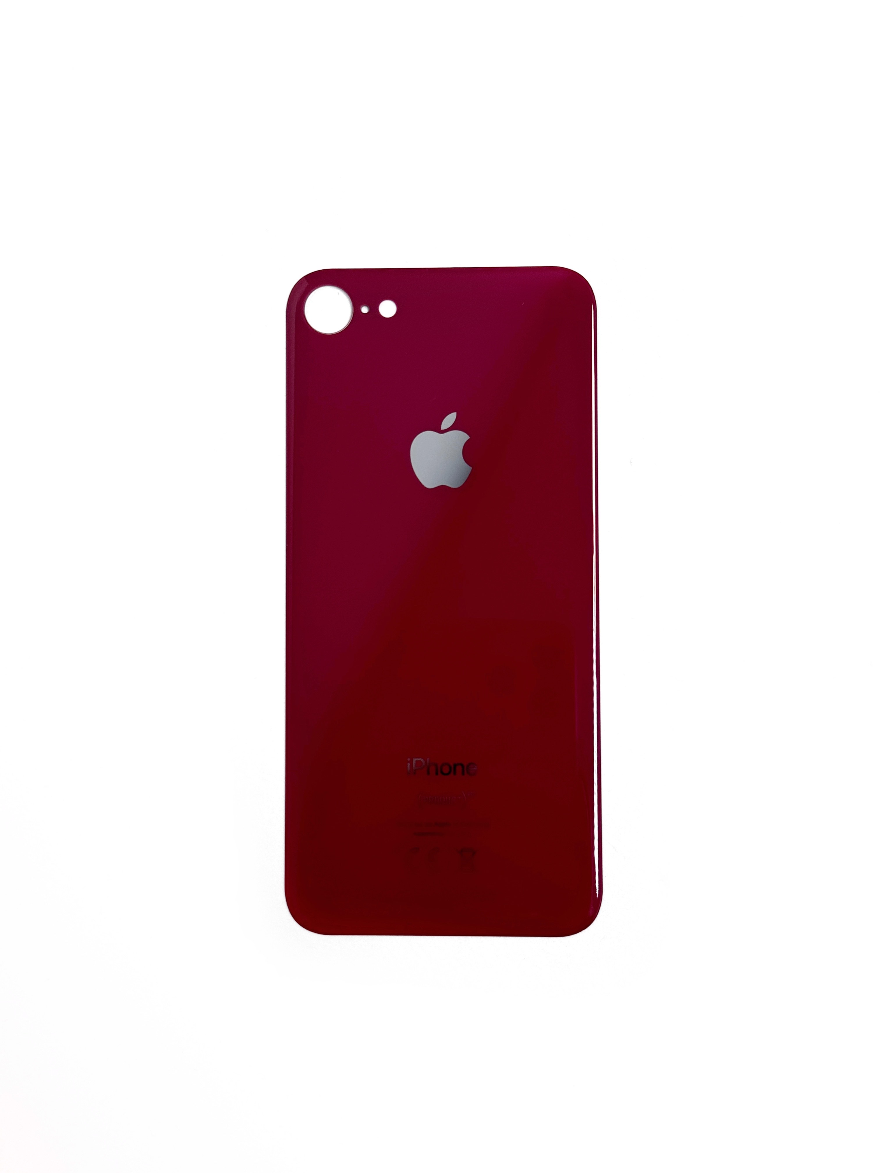 Заднее стекло для iPhone 8 (Красный)