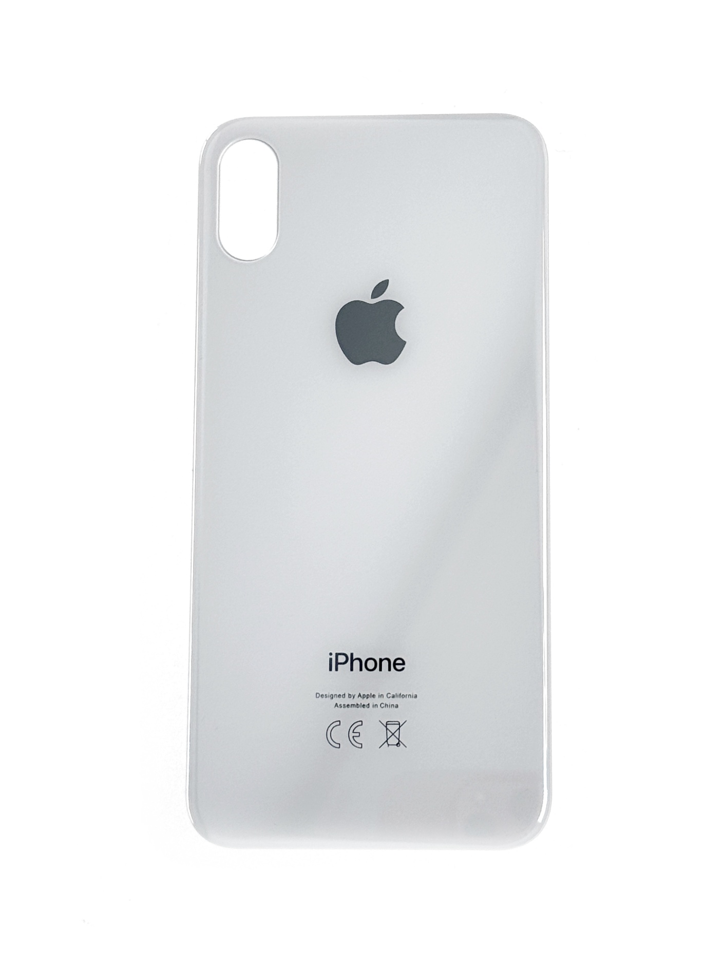 Заднее стекло для iPhone X (Белый)