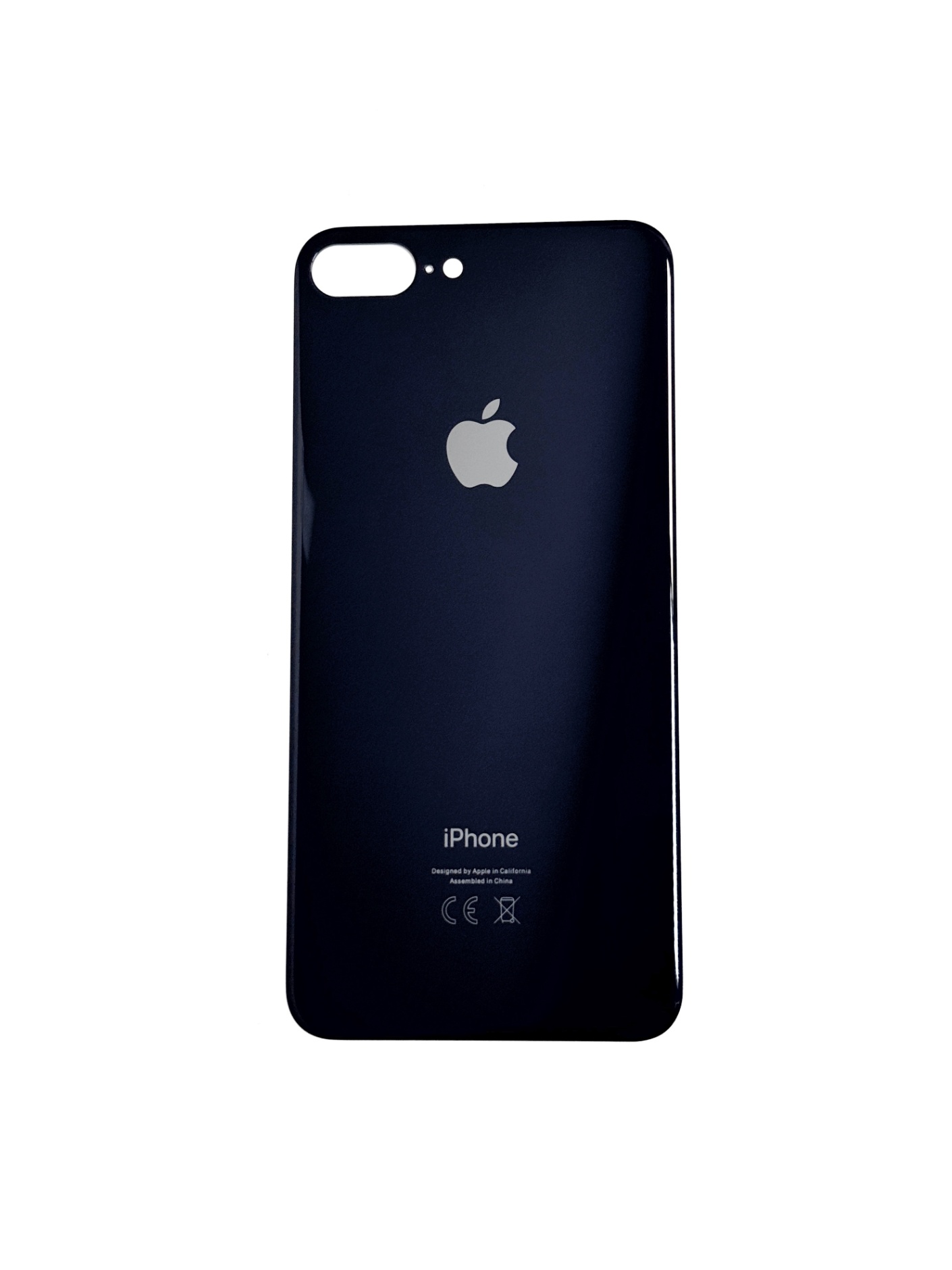 Заднее стекло для iPhone 8 Plus +  (Черный)