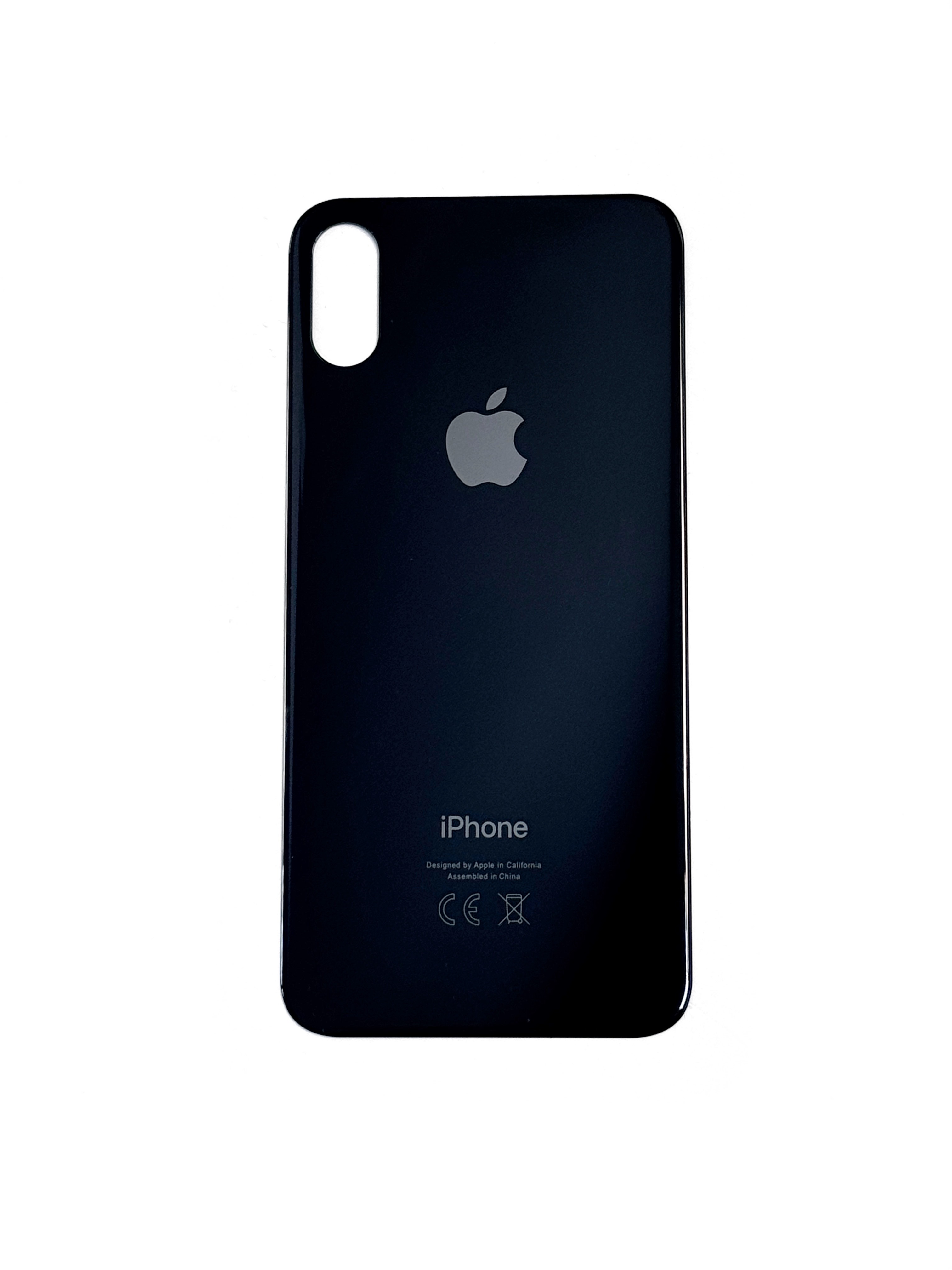 Заднее стекло для iPhone Xs (Черный)