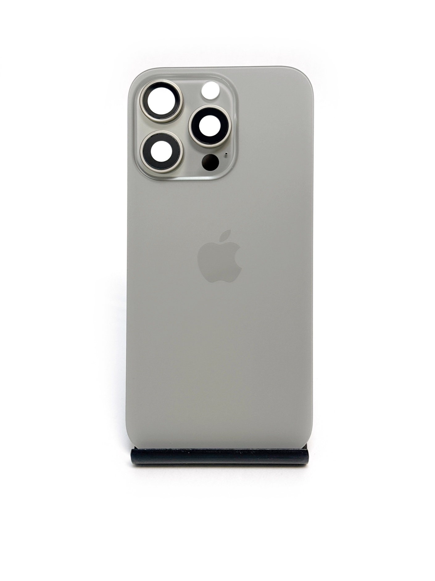 Задняя крышка для iPhone 16 Pro Натуральный титан (Аналог/Premium)