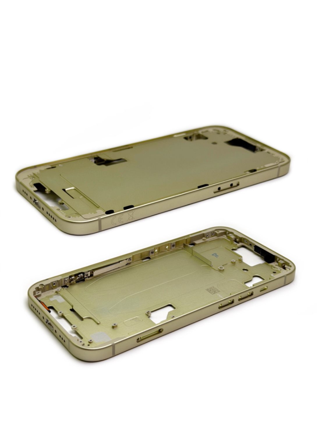 Средняя часть для iPhone 15 Желтая (Аналог/Premium)