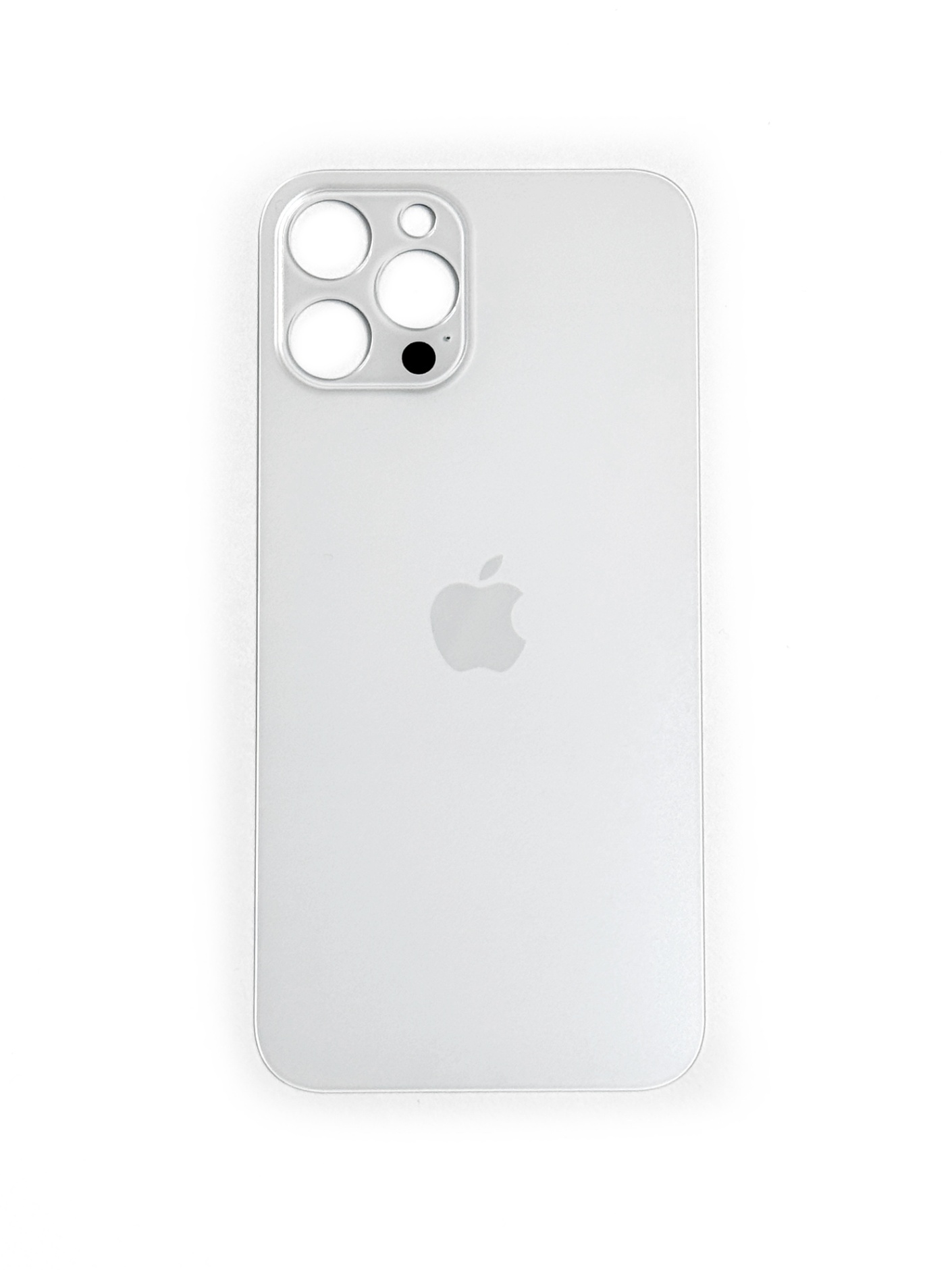 Заднее стекло для iPhone 12 Pro Max (Белый)