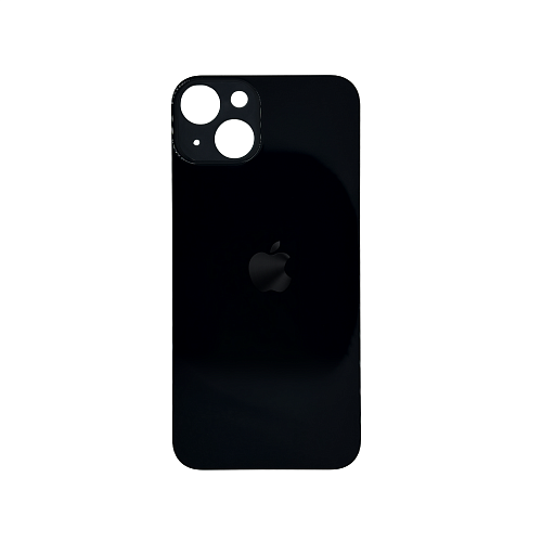 Задняя крышка для Apple iPhone 13 Black (Черный) (широкий вырез под камеру) (OR)
