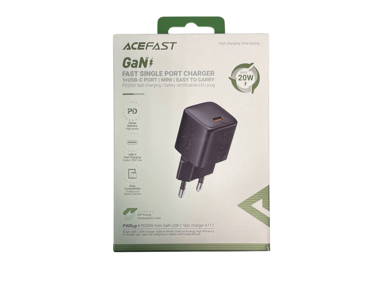 СЗУ AceFast USB-C PD20w mini GaN A117