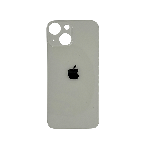 Задняя крышка для Apple iPhone 13 Mini White (Белый) (широкий вырез под камеру) (OR)