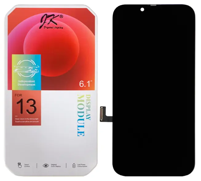Дисплей для Apple iPhone 13 в сборе с тачскрином Черный - (In-Cell) JK (IC)