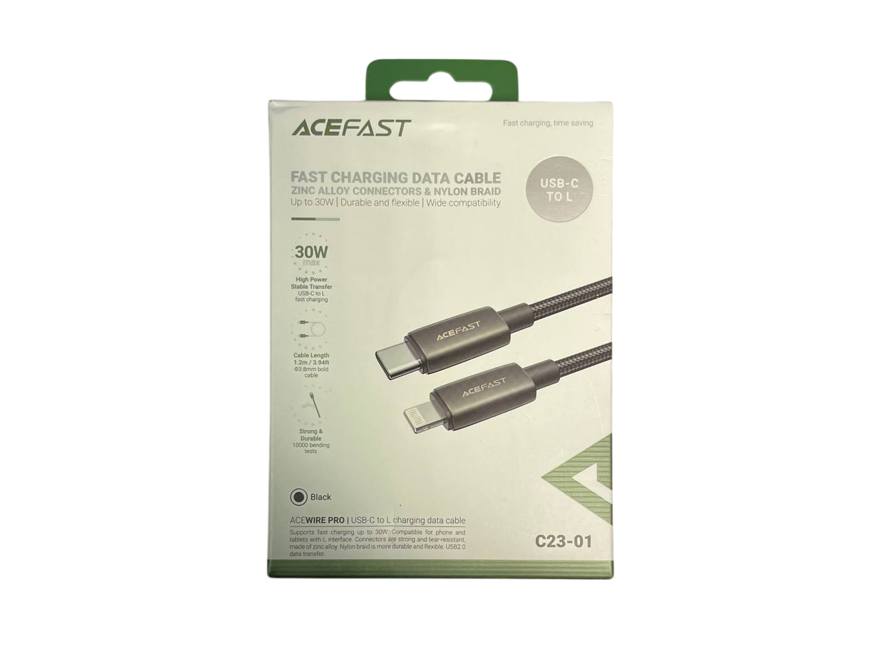 Кабель AceFast Type-C To Lightning 30W C23-01