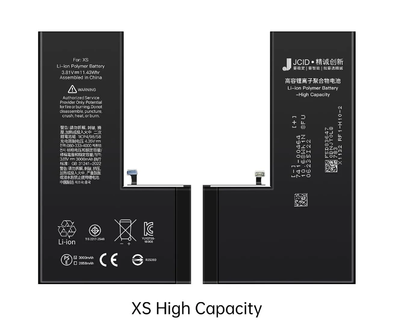 Аккумулятор (АКБ) для Apple iPhone Xs JCID (повышенная емкость)
