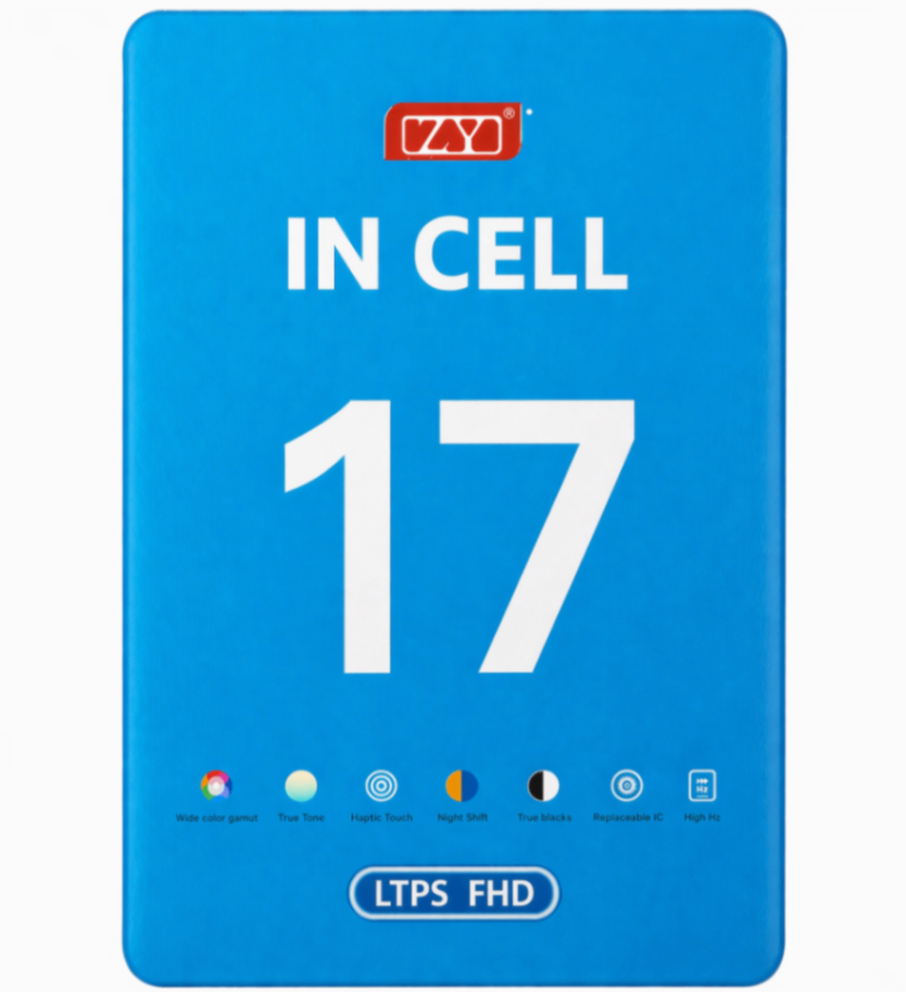Дисплей для Apple iPhone 17 в сборе с тачскрином Черный Full HD +  (In-Cell) ZY (IC)