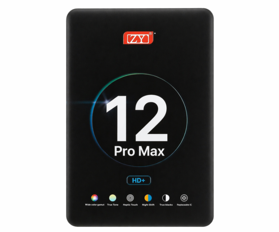 Дисплей для Apple iPhone 12 Pro Max в сборе с тачскрином Черный HD - (In-Cell) ZY (IC)