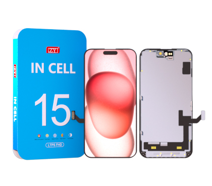 Дисплей для Apple iPhone 15 в сборе с тачскрином Черный Full HD  (In-Cell) ZY (IC)