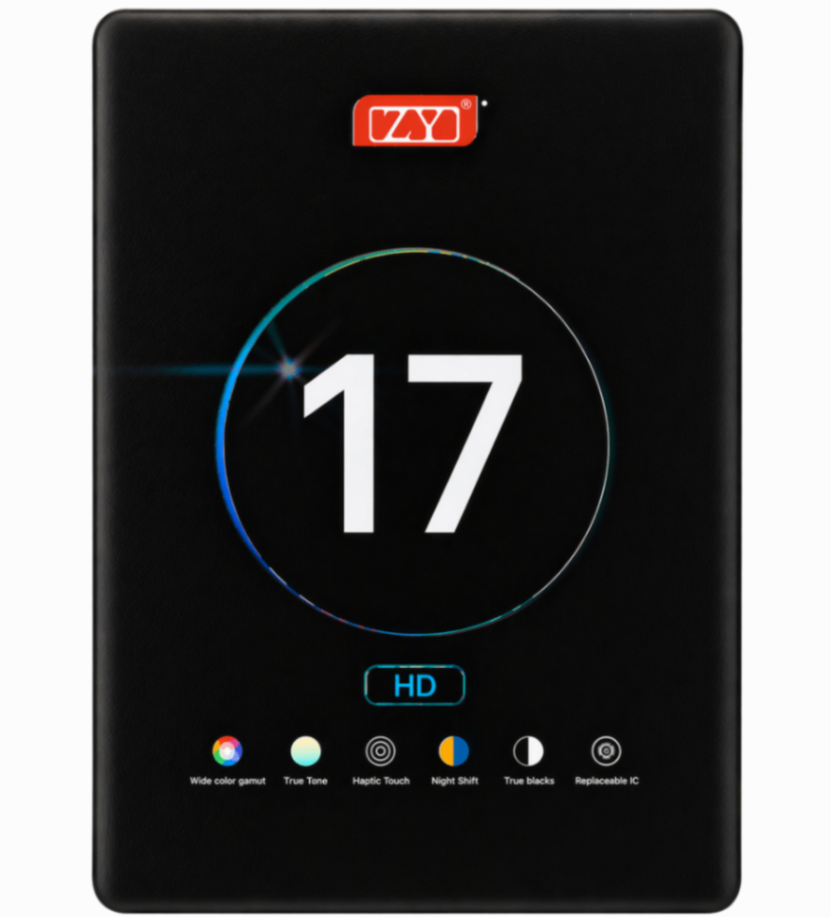 Дисплей для Apple iPhone 17 в сборе с тачскрином Черный HD - (In-Cell) ZY (IC)