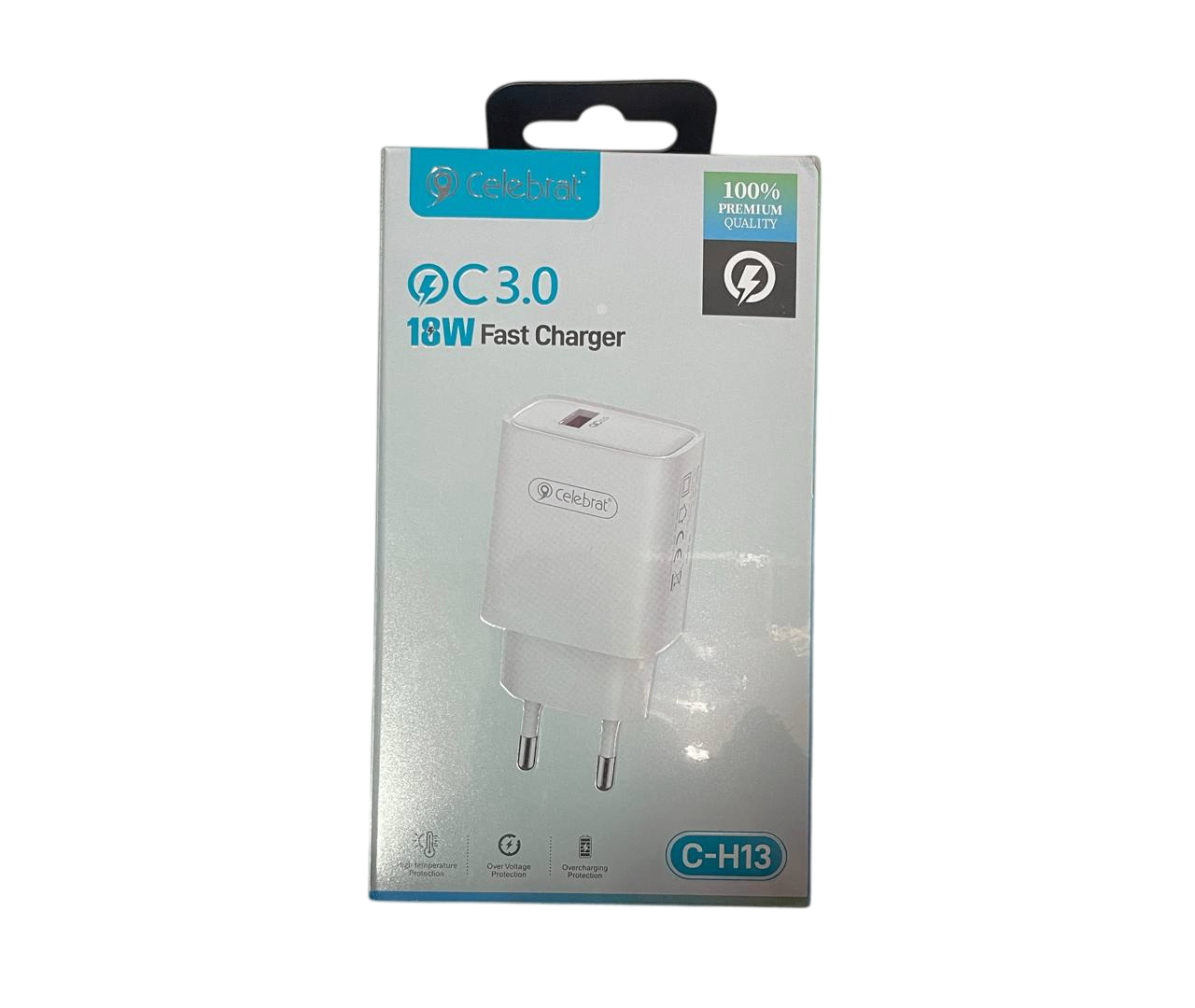 СЗУ Celebrat USB 18W 3.0A C-H13