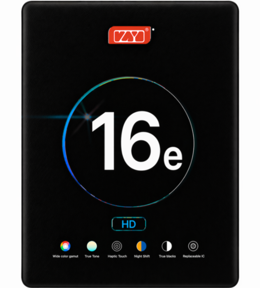 Дисплей для Apple iPhone 16e в сборе с тачскрином Черный HD - (In-Cell) ZY (IC)
