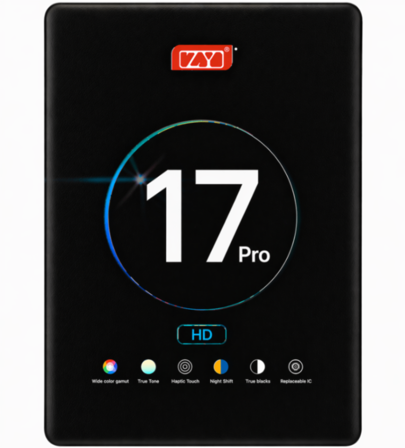 Дисплей для Apple iPhone 17 Pro в сборе с тачскрином Черный HD - (In-Cell) ZY (IC)