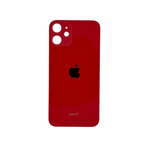 Задняя крышка для Apple iPhone 12 Product RED (Красный) (широкий вырез под камеру) (AA)