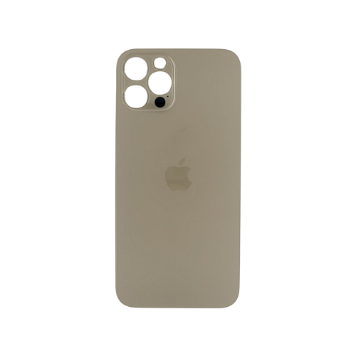 Задняя крышка для Apple iPhone 12 Pro Gold (Золотой) (широкий вырез под камеру) (OR)