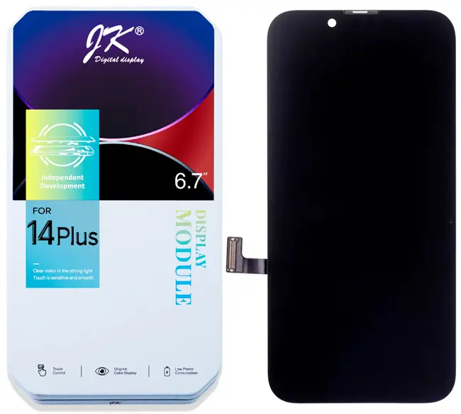 Дисплей для Apple iPhone 14 Plus в сборе с тачскрином Черный - (In-Cell) JK (IC)