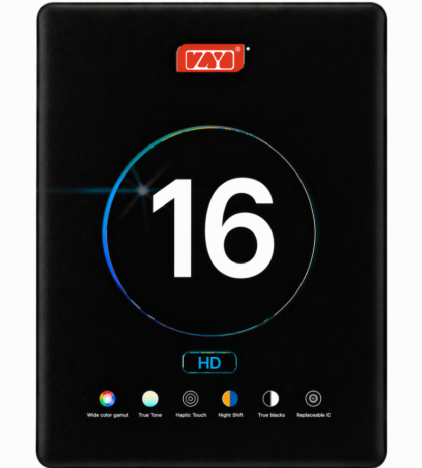 Дисплей для Apple iPhone 16 в сборе с тачскрином Черный HD - (In-Cell) ZY (IC)