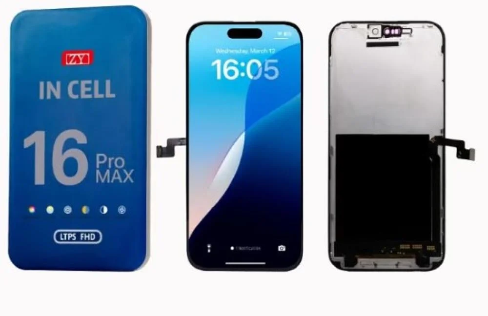 Дисплей для Apple iPhone 16 Pro Max в сборе с тачскрином Черный Full HD +  (In-Cell) ZY (IC)
