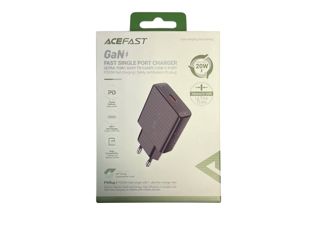СЗУ AceFast USB-C PD20w GaN A65